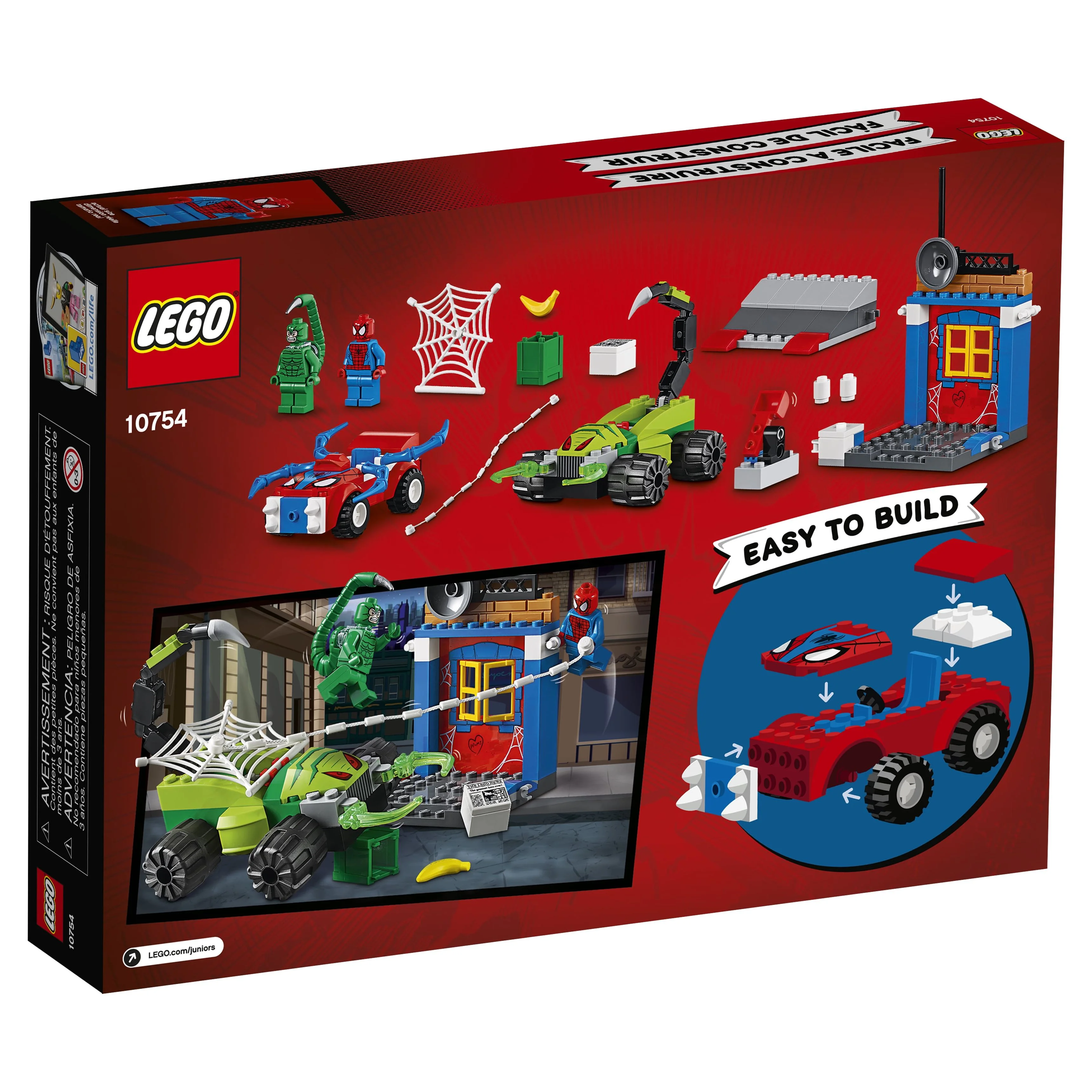 LEGO 4+ Spider-Man vs. Scorpion Street Showdown 10754