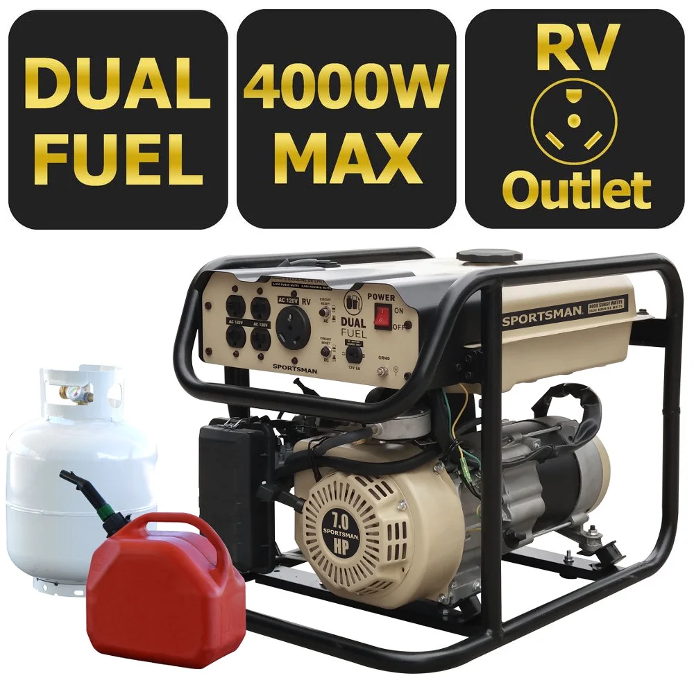 Sportsman Sandstorm 4000 Watt Dual Fuel Generator – Not CARB Approved