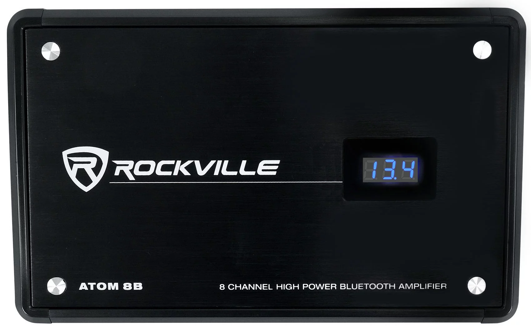 Rockville ATOM 8B 8 Channel 3500 Watt Marine/Boat Amplifier Amp w/Bluetooth