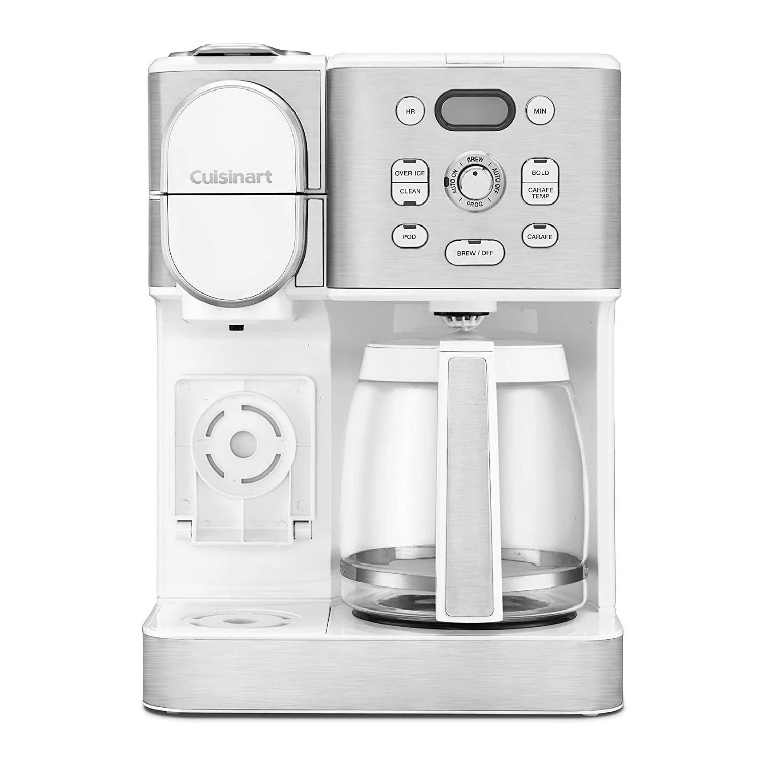 Cuisinart SS-16W Stainless Steel Coffee Center Combo Coffee Maker (White)