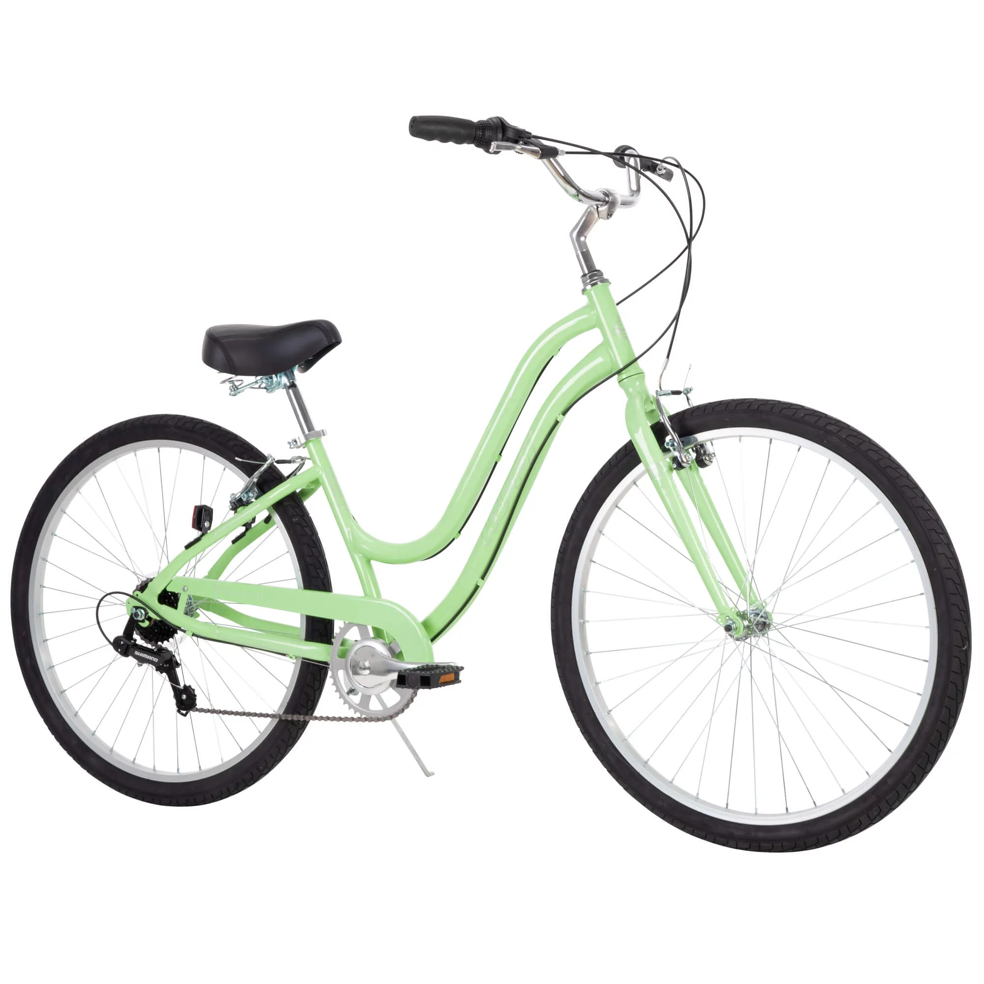 Huffy 27.5 in. Parkside Women’s Comfort Bike with Perfect Fit Frame, Ages 13+ Years, Mint