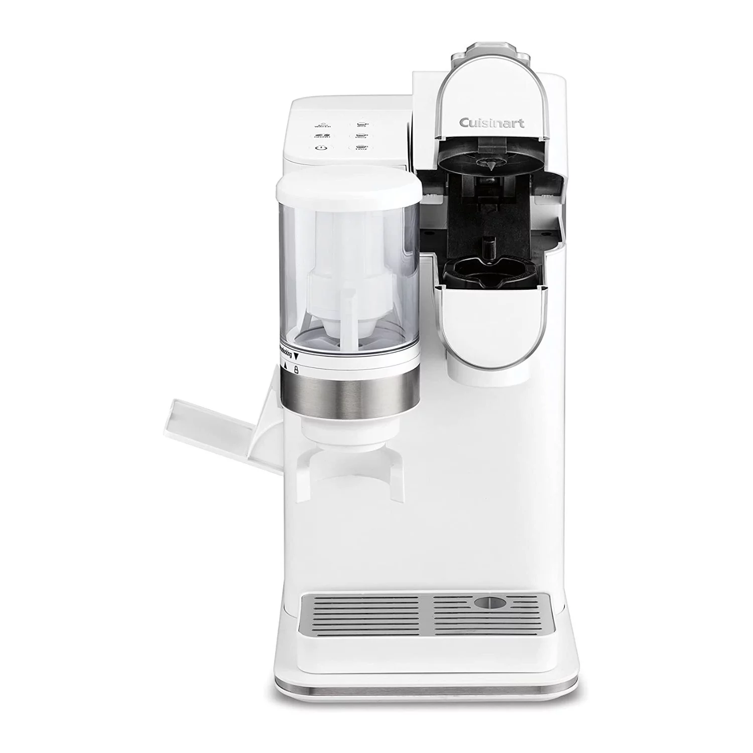 Cuisinart Conical Burr Grind and Brew Single-Serve Coffeemaker (White)