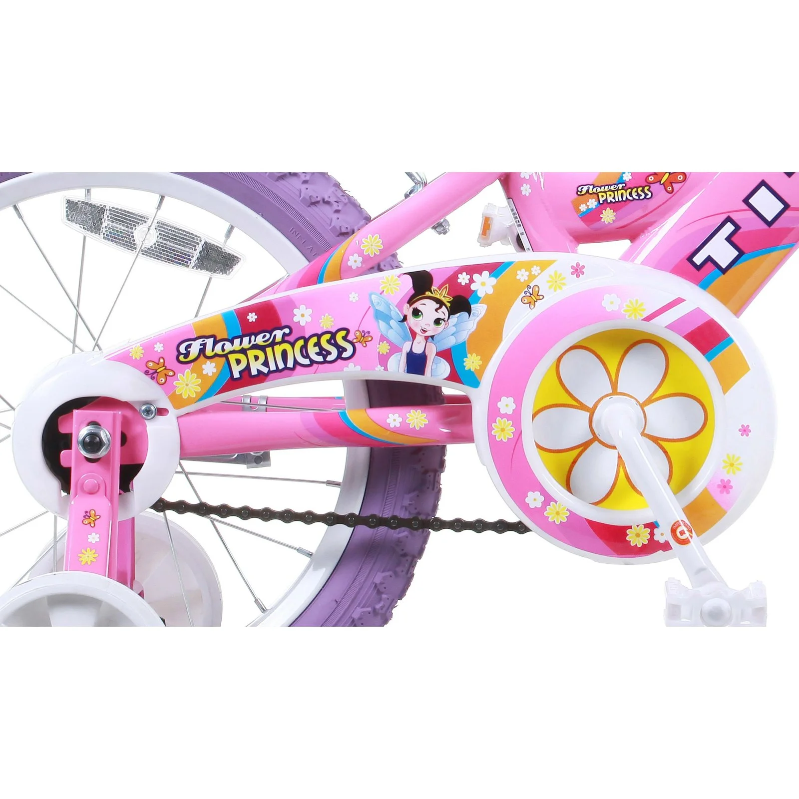 Titan 16 In. Flower Princess Girls BMX Bike