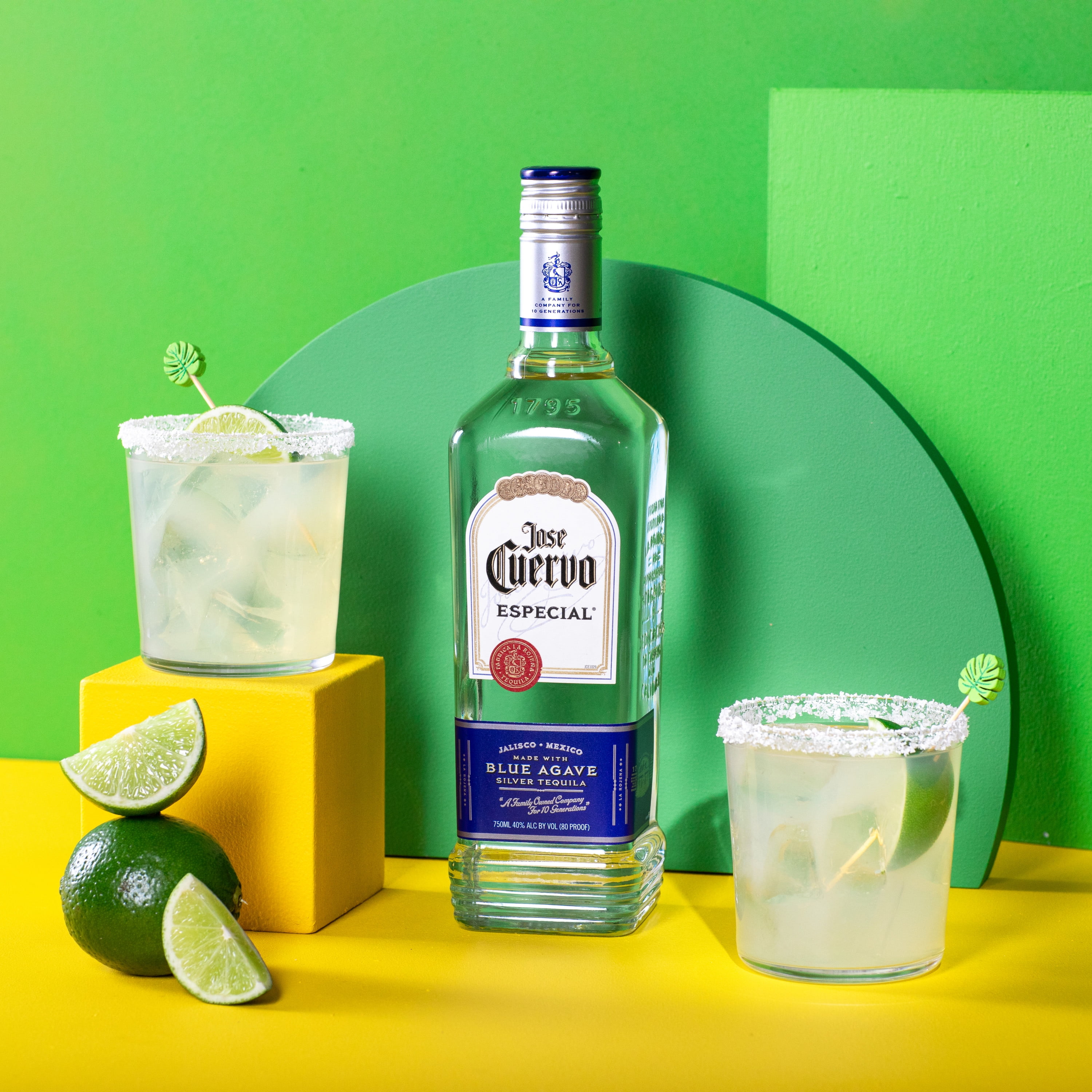 Jose Cuervo Especial Silver Tequila, 40% ABV, 750 ml Glass Bottle