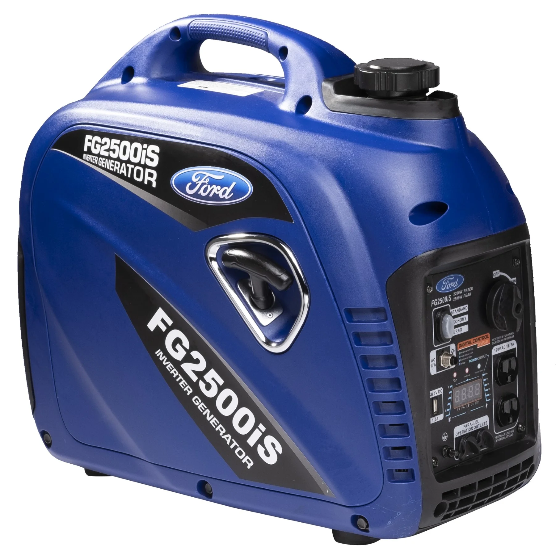 Ford 2,500-Watt Super Quiet Gasoline Powered Inverter Generator ?C CARB Compliant