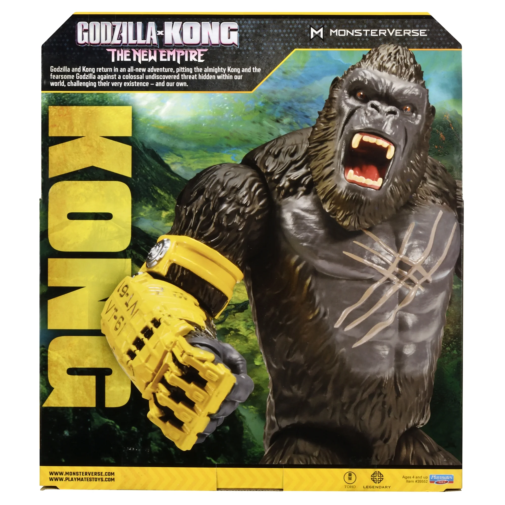 Godzilla x Kong: 11″ Giant Kong Figure by Playmates Toys