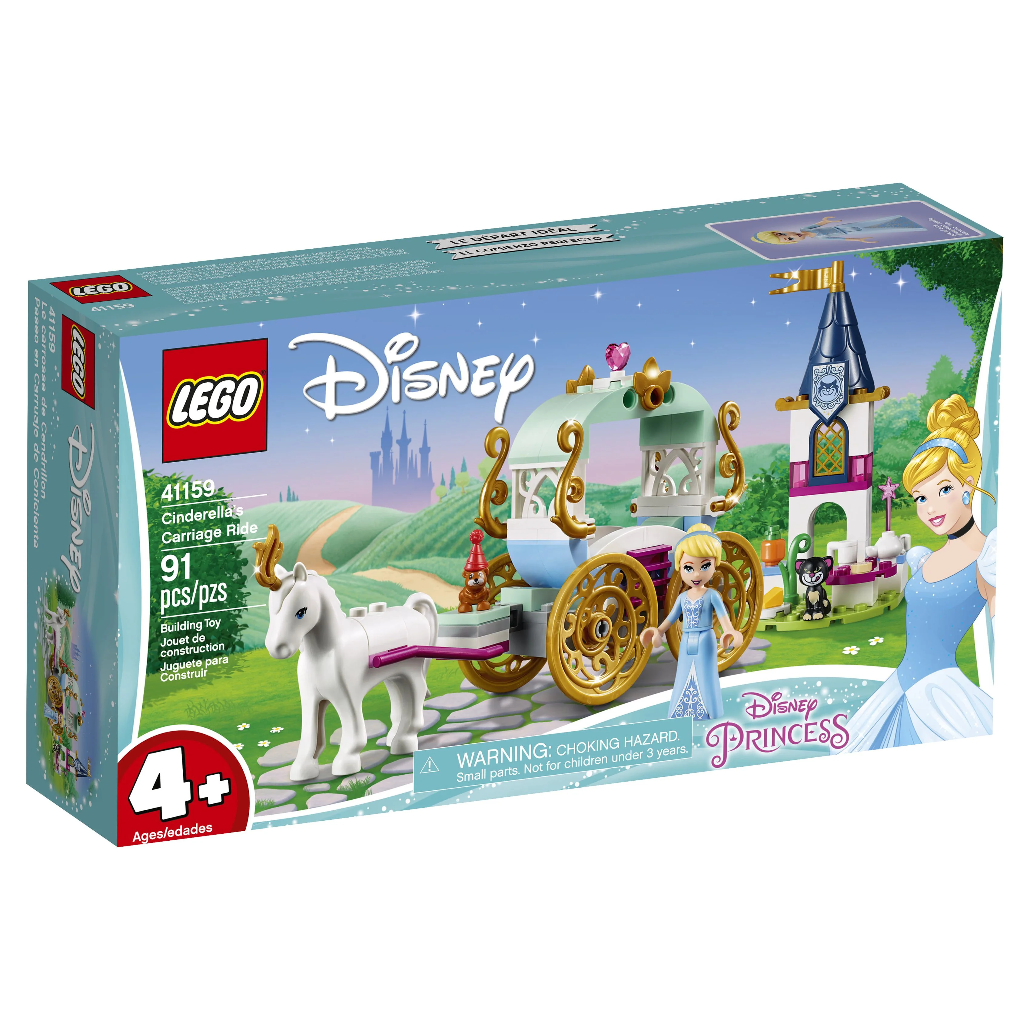 LEGO Disney Princess Cinderella’s Carriage Ride Toy 41159