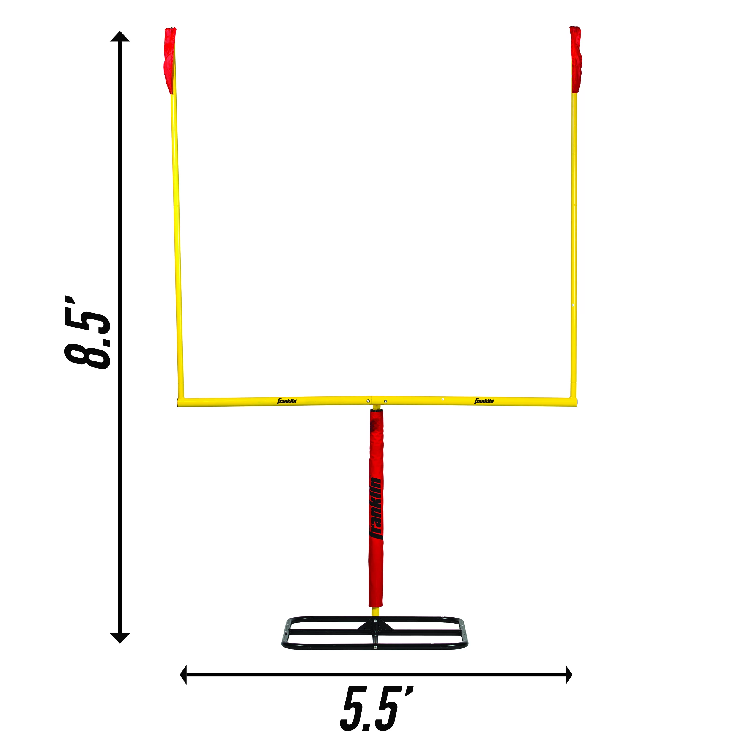 Franklin Sports Authentic Steel Football Goal Post 8.5′ x 5.5′