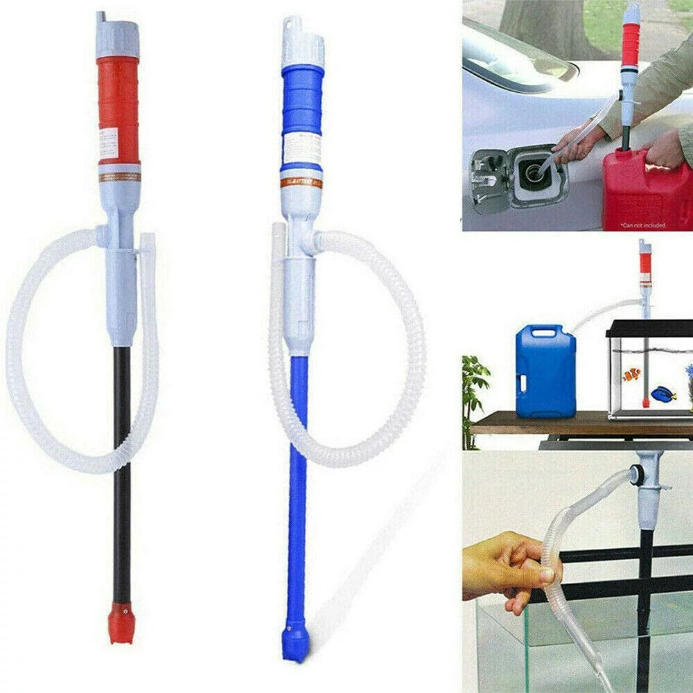 Electric Water Pump Liquid Transfer Gas Oil Siphon Battery Operated Pumps