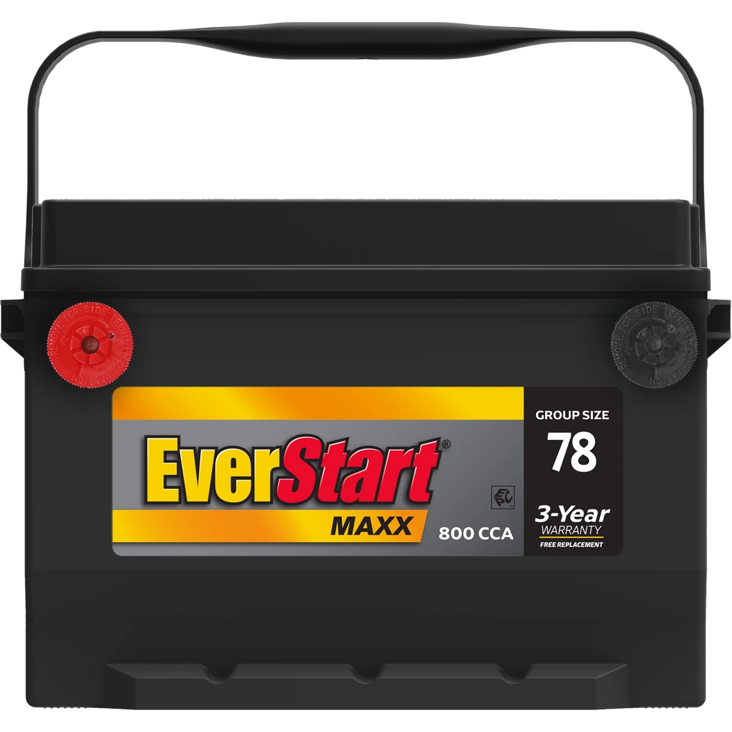 EverStart Maxx Lead Acid Automotive Battery, Group Size 78 12 Volt, 800 CCA