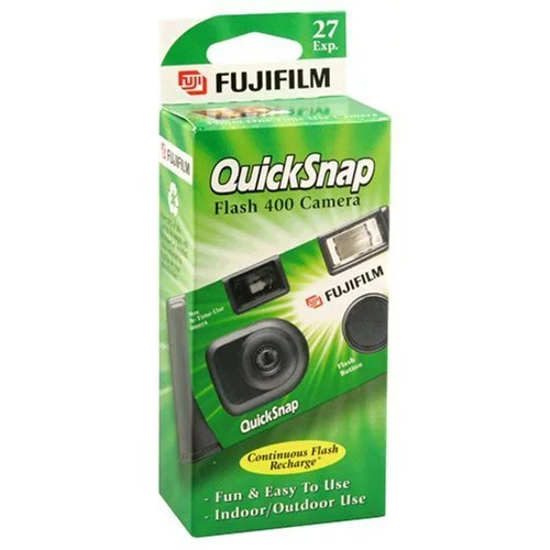 Fujifilm Quicksnap Flash 400 Single-Use Camera With Flash (Pack of 4) (OLD MODEL)