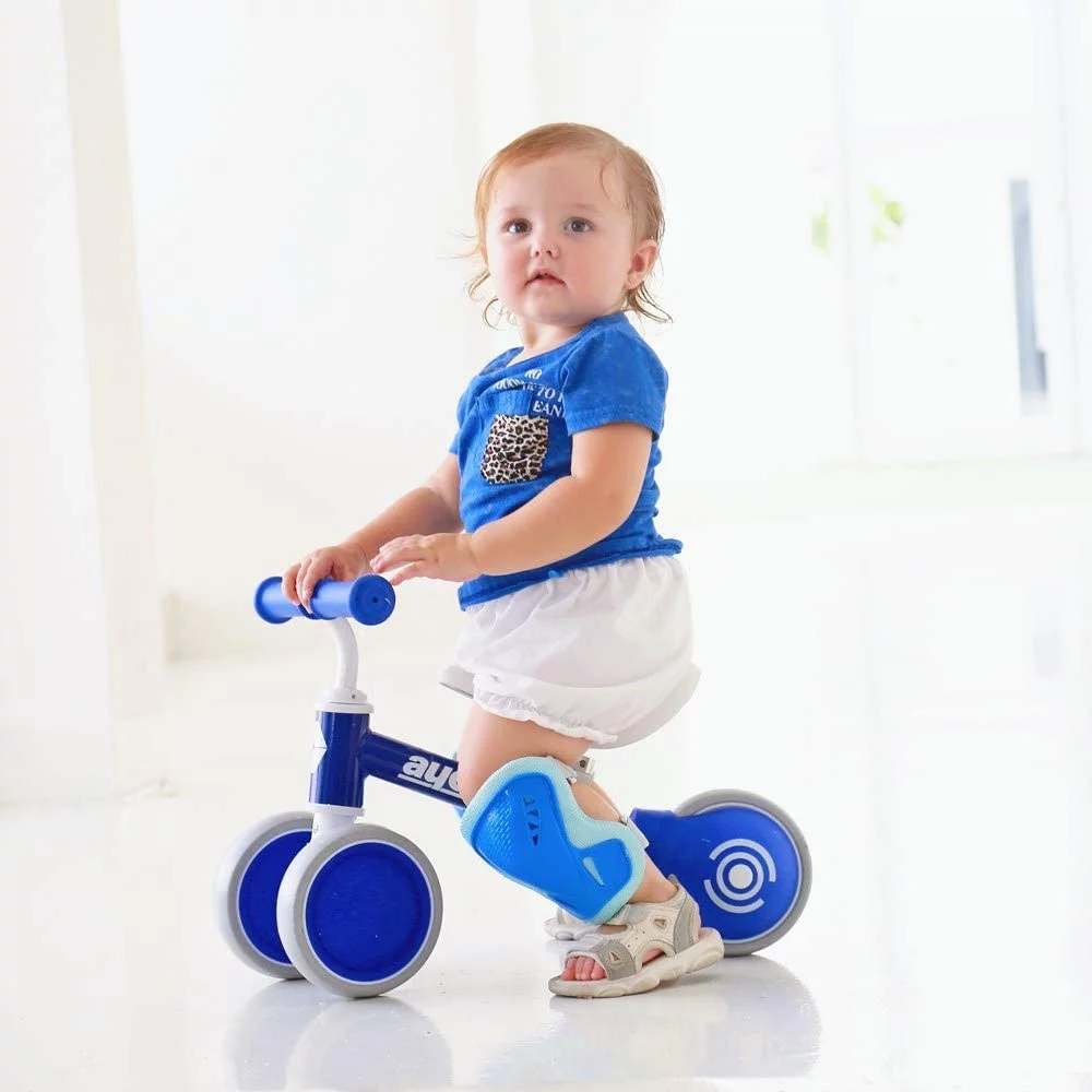 WUBEN Baby Balance Bike for 1 Years Old Mini Bicycle for Toddler No Pedal Toddler First Bike Blue