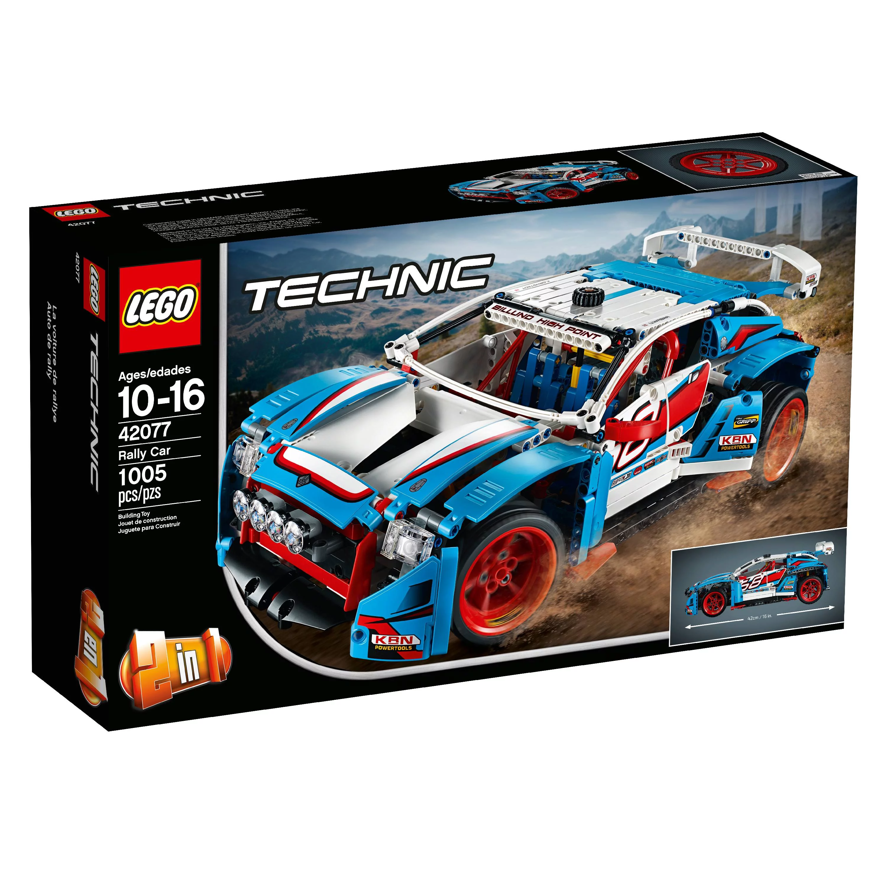 LEGO Technic Rally Car42077Building Set (1,005 Pieces)