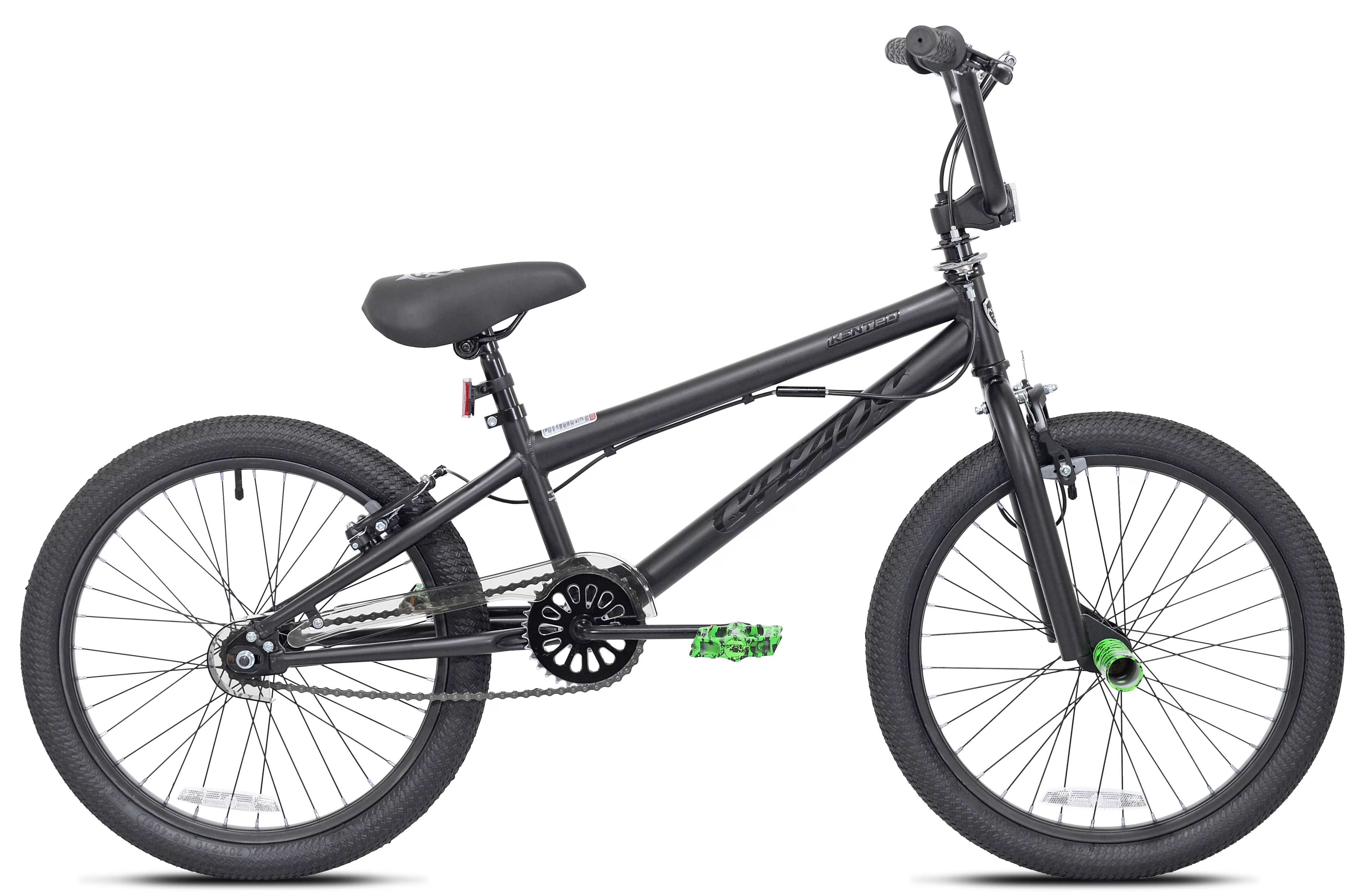 Kent 20 in. Chaos Boy’s BMX Child Bicycle, Hydro Dip Matte Black