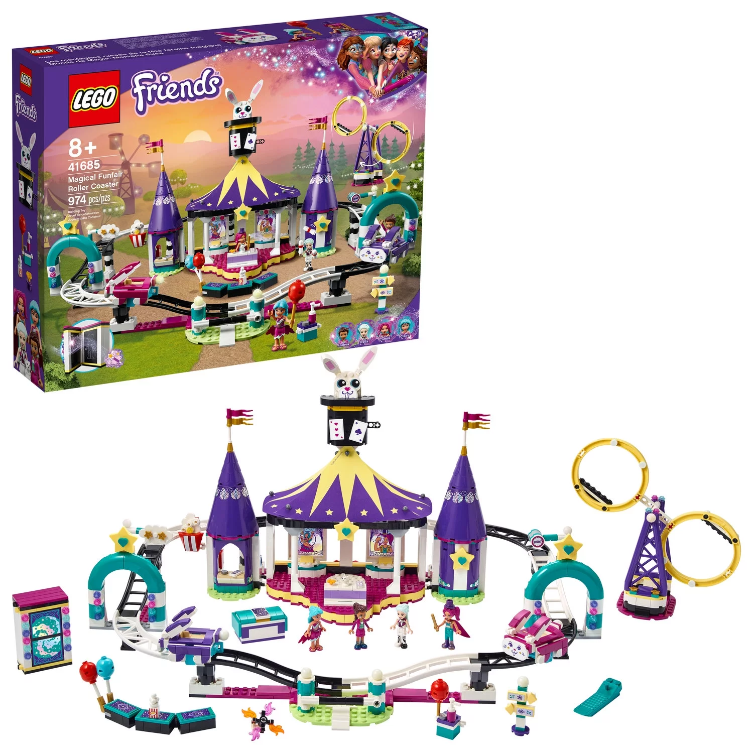 LEGO Friends Magical Funfair Rollercoaster 41685