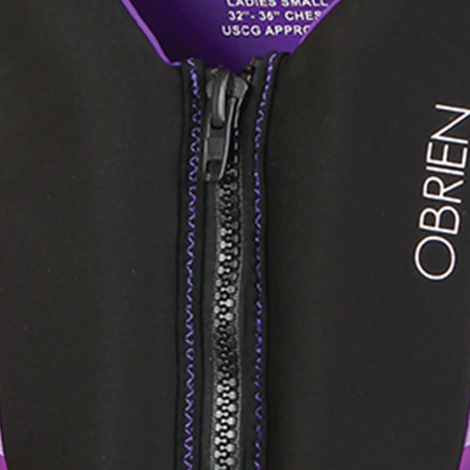 O’Brien Focus Jacket Vest for Women, Black and Purple