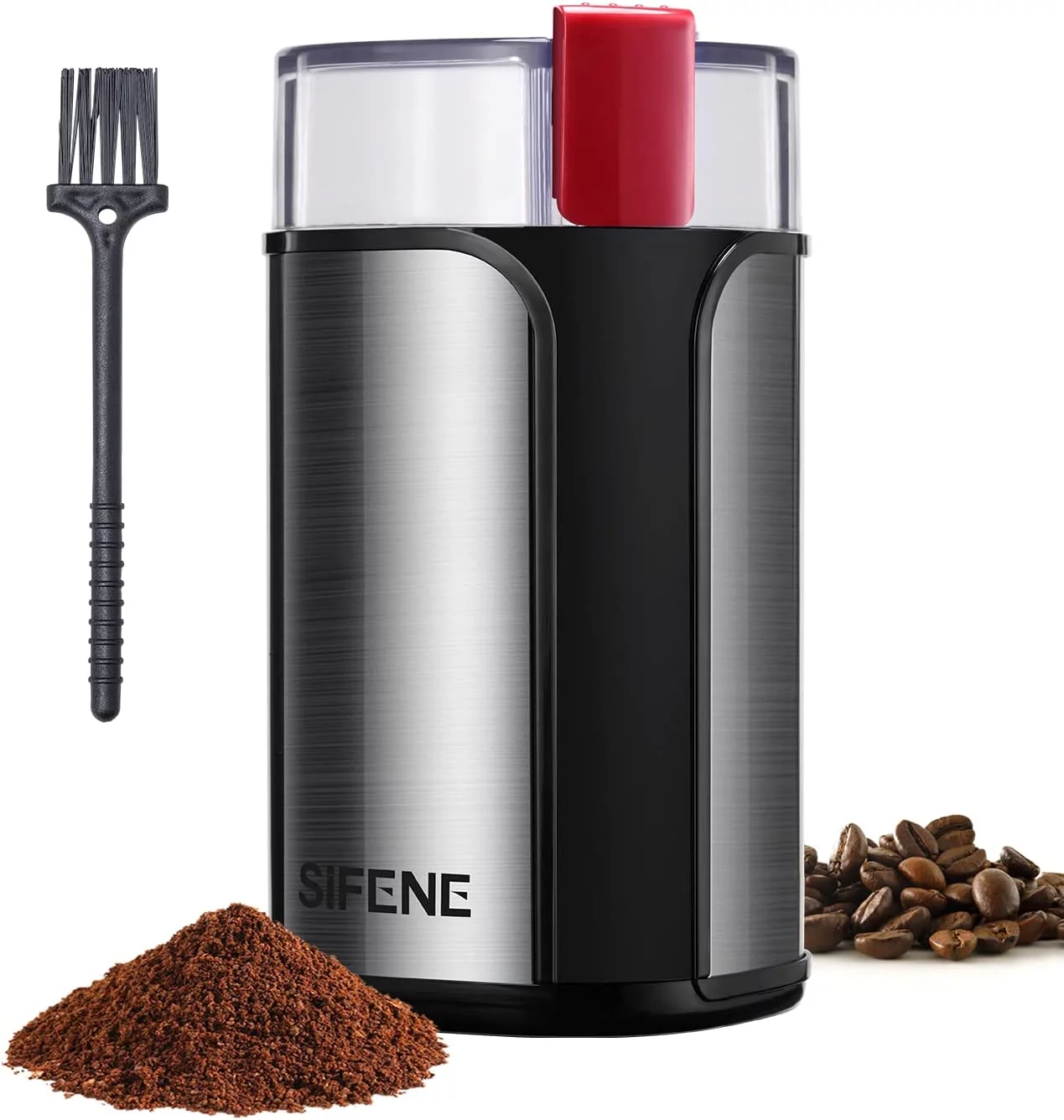 K Cup Coffee Maker, Sifene 3 in 1 Single Serve Coffee Machine, Pod Coffee Brewer For Ground Coffee, Capsule pod, Leaf Tea maker, 6 to 10 Ounce Cup, Removable 50 Oz Water Reservoir