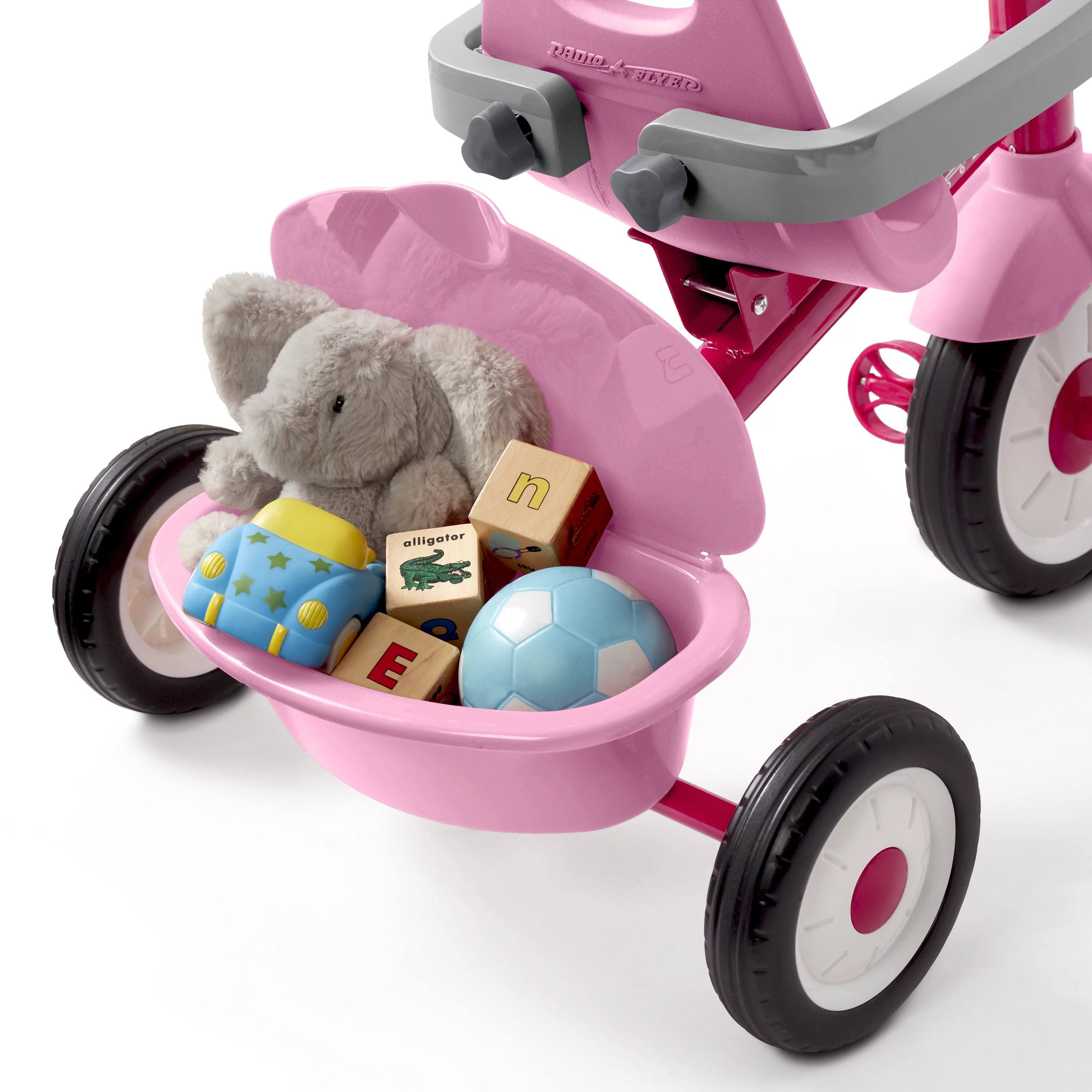 Radio Flyer, 3-in-1 Stroll ‘N Trike, 3 Stages Grows with Child, Pink Tricycle