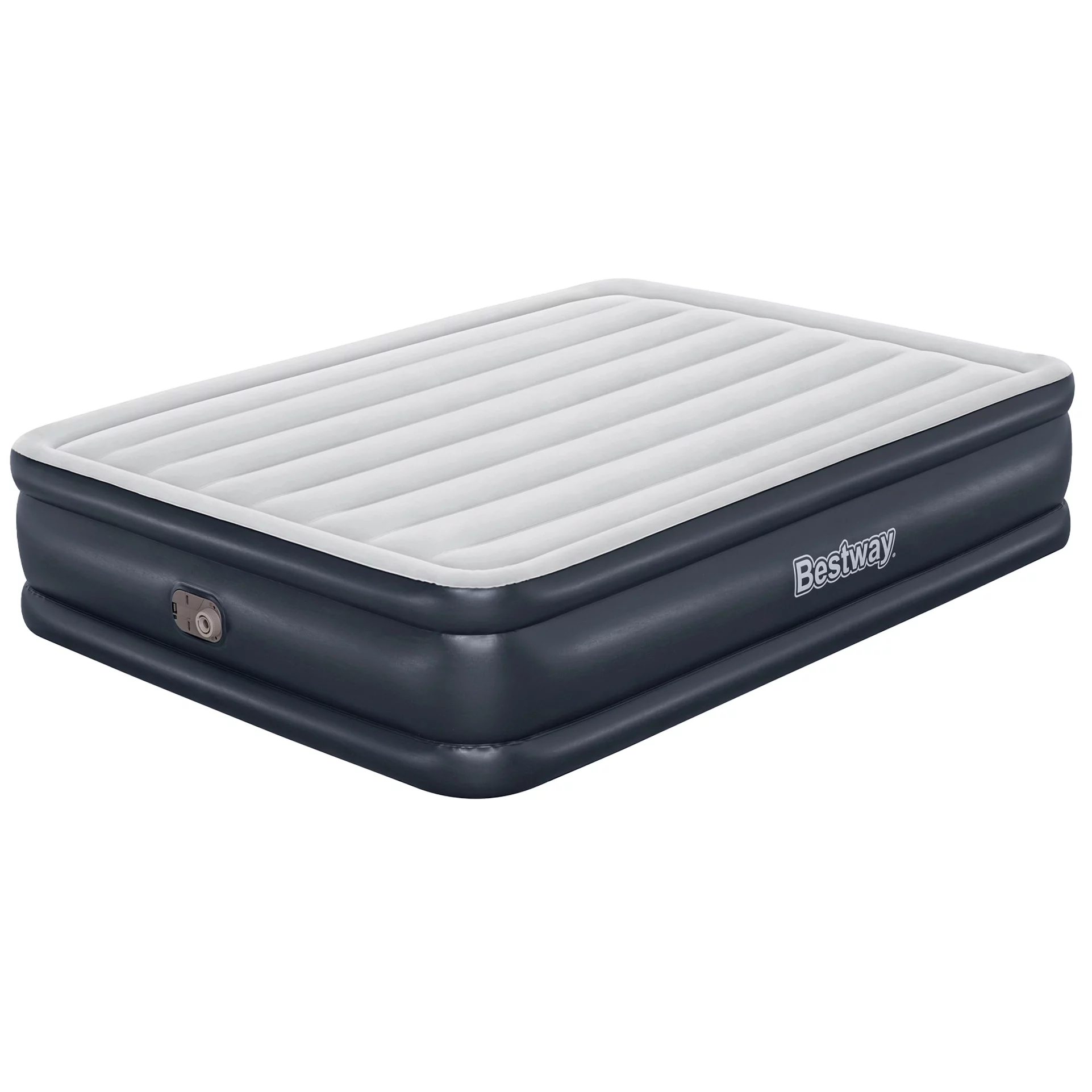 Bestway 18″ Tritech Air Mattress Queen with Built-in Pump