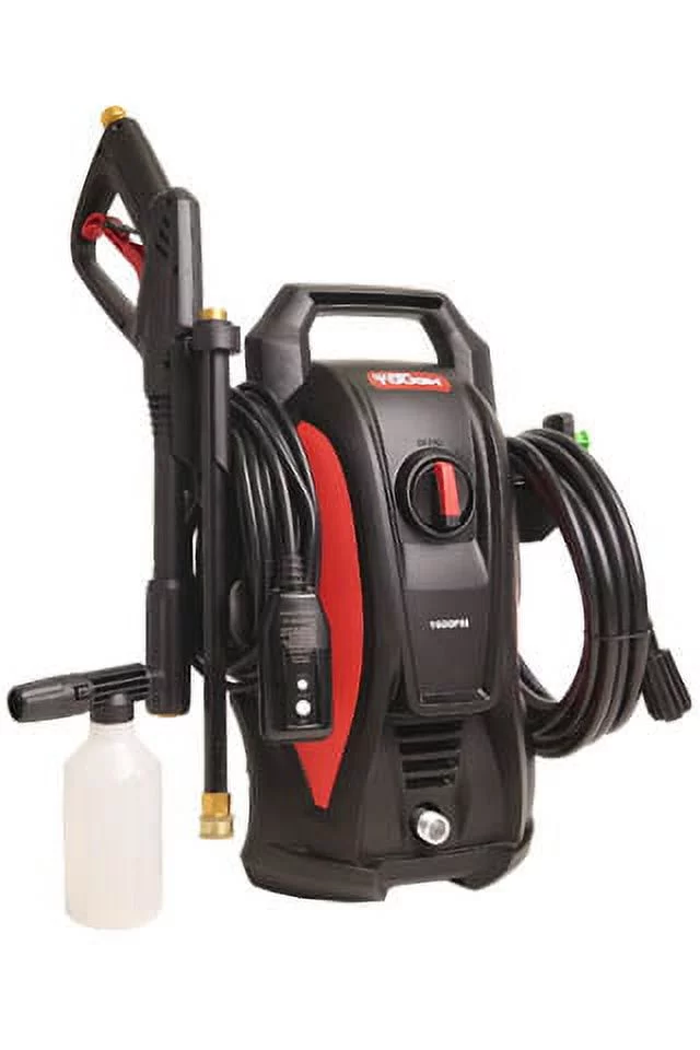 Hyper Tough Electric Pressure Washer 1600 Psi for Household , Great for Cars, Patios, Driveways