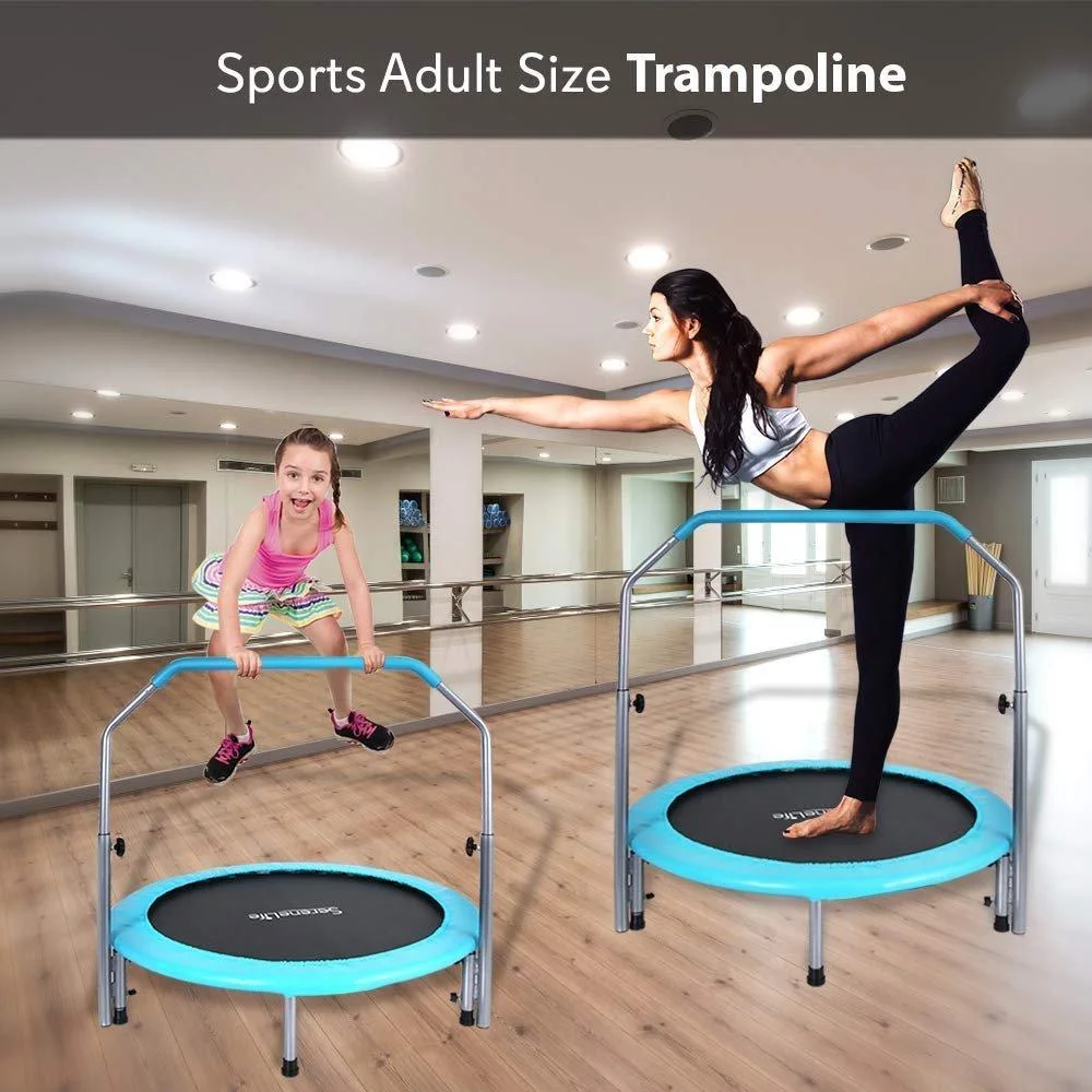 SereneLife 40” Foldable Round Trampoline