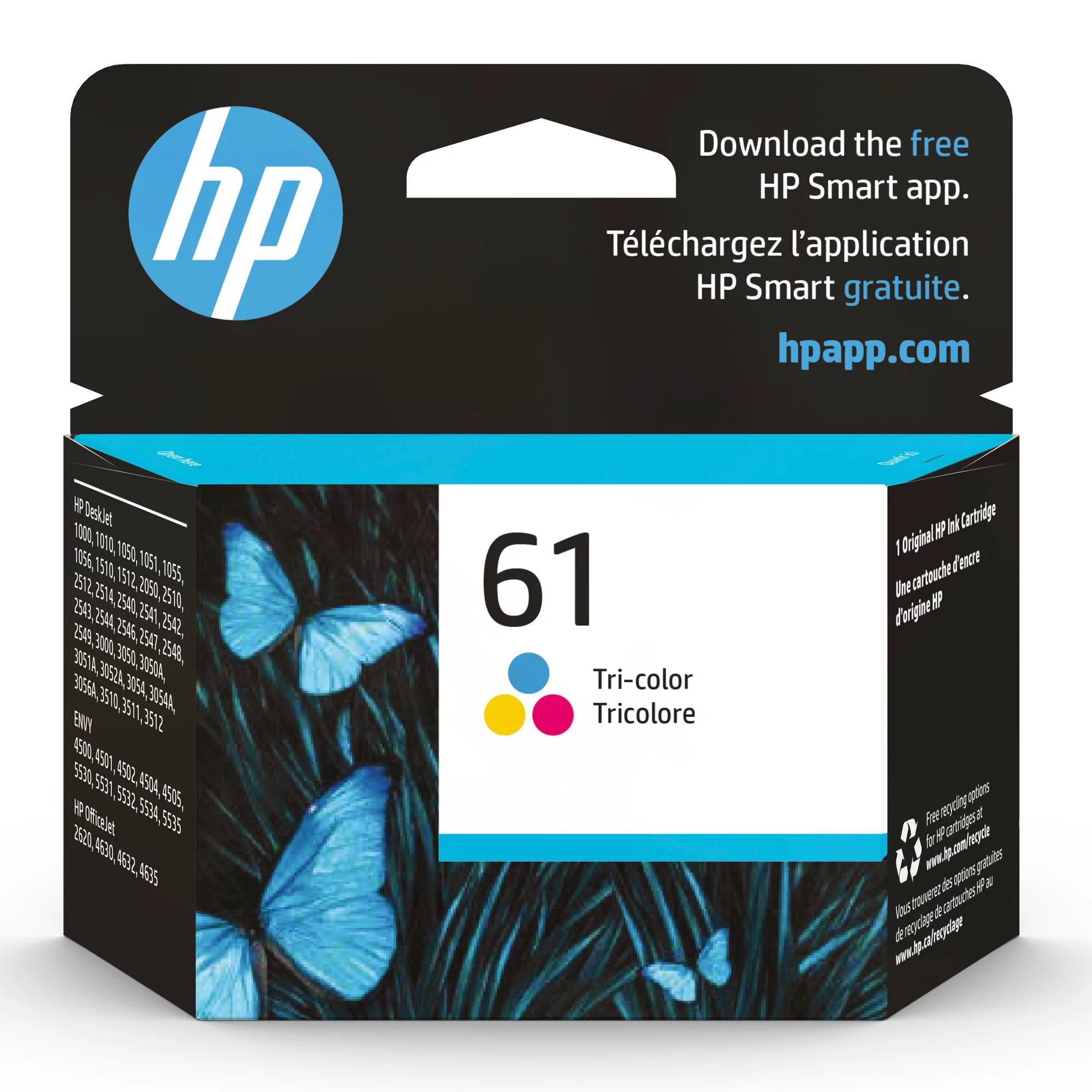 HP 61 Black Original Ink Cartridge (CH561WN)