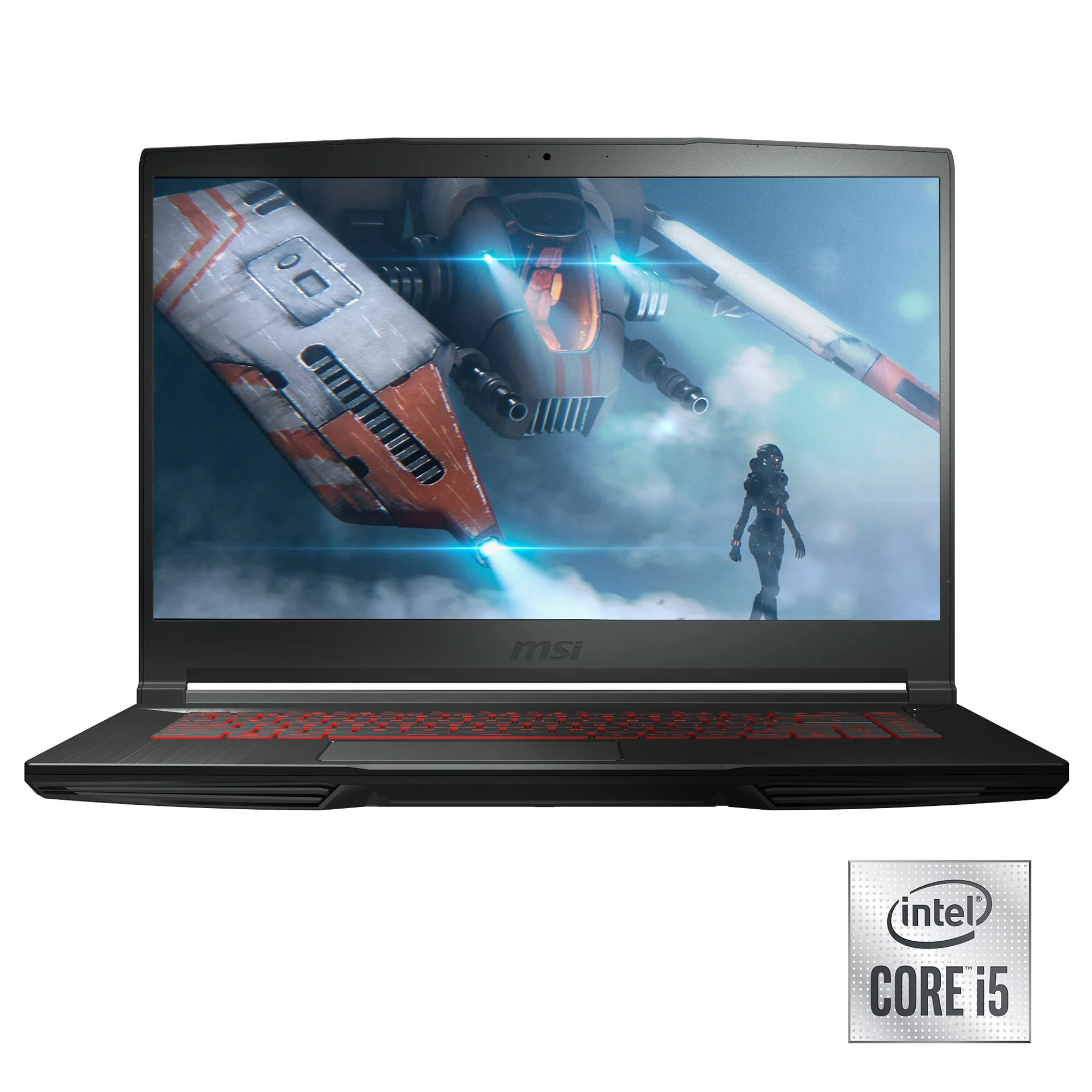 MSI GF63 Thin 15.6″ Gaming Laptop, Intel Core i5-11400H, NVIDIA GeForce GTX 1650, 8GB Memory, 256GB NVMe SSD, Windows 11, 11SC-693