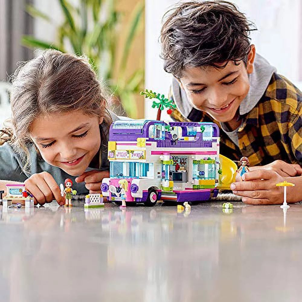 LEGO Friends Friendship Bus 41395 Heartlake City Toy Playset Building Kit Promotes Hours of Creative Play (778 Pieces)