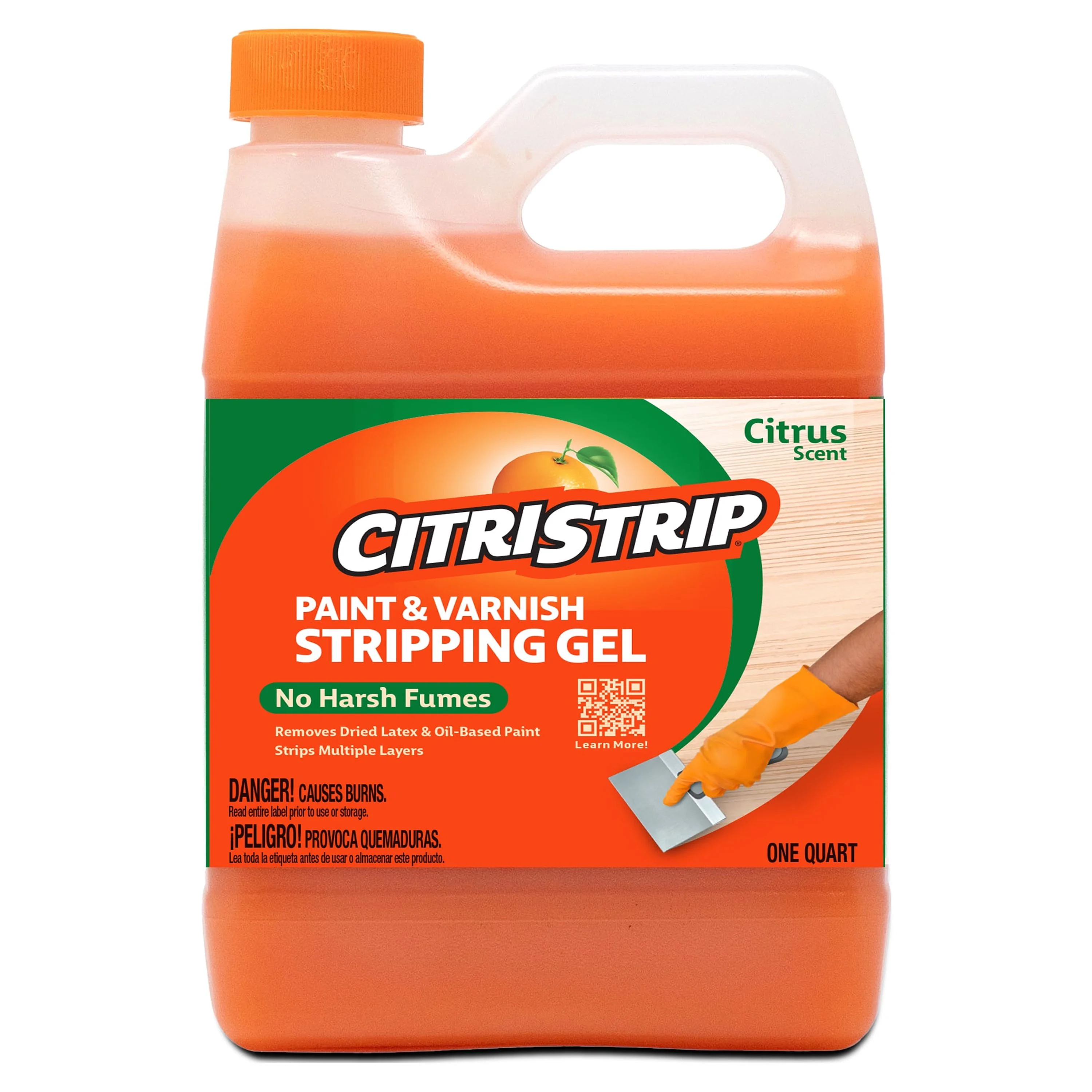 CitriStrip Paint & Varnish Stripping Gel, Citrus Scent, 1 Quart