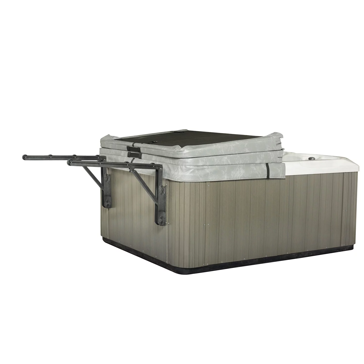 Spa Depot Slider Hot Tub Cover No-Lift Remover & Storage System