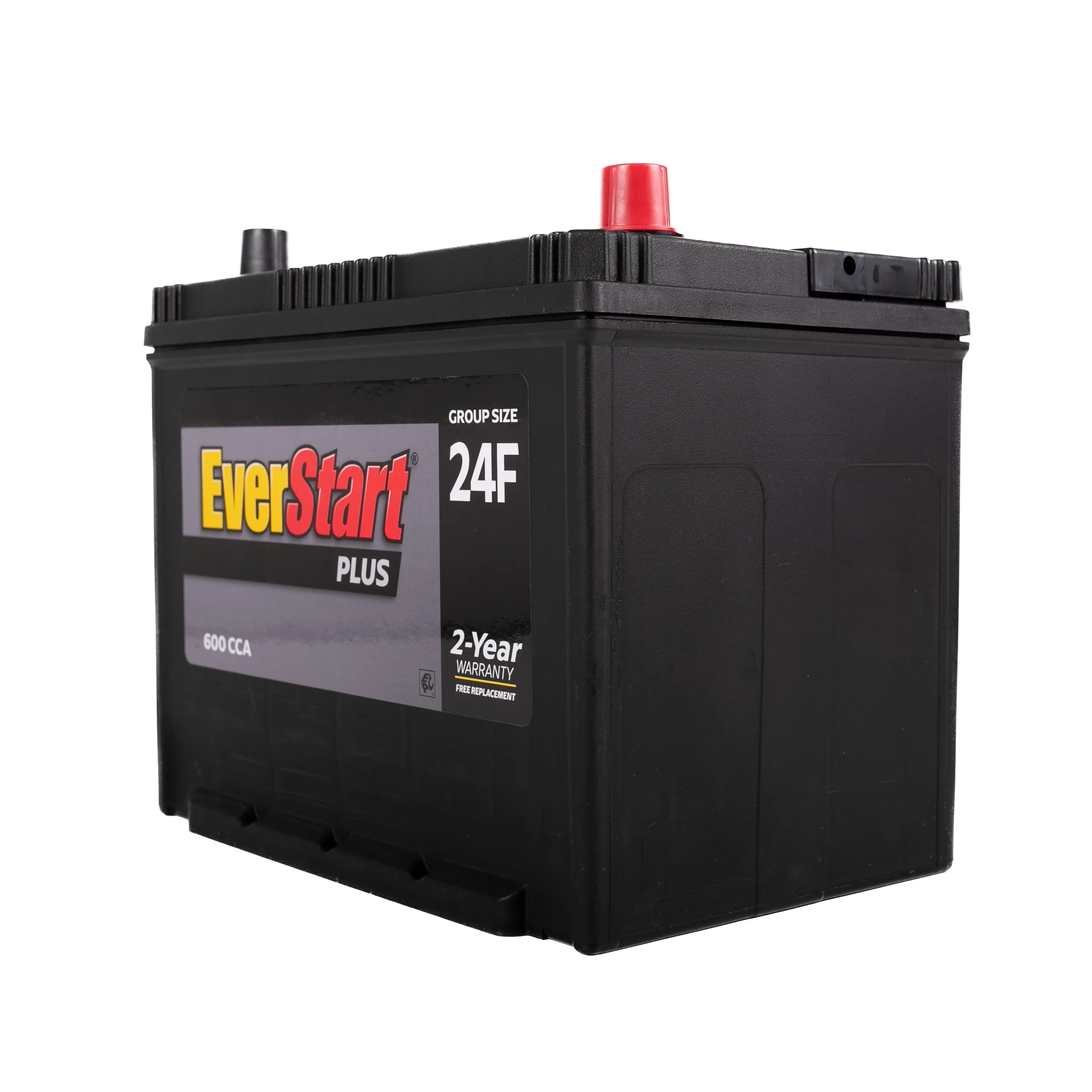 EverStart Plus Lead Acid Automotive Battery Group Size 24F (12 Volt/600 CCA)