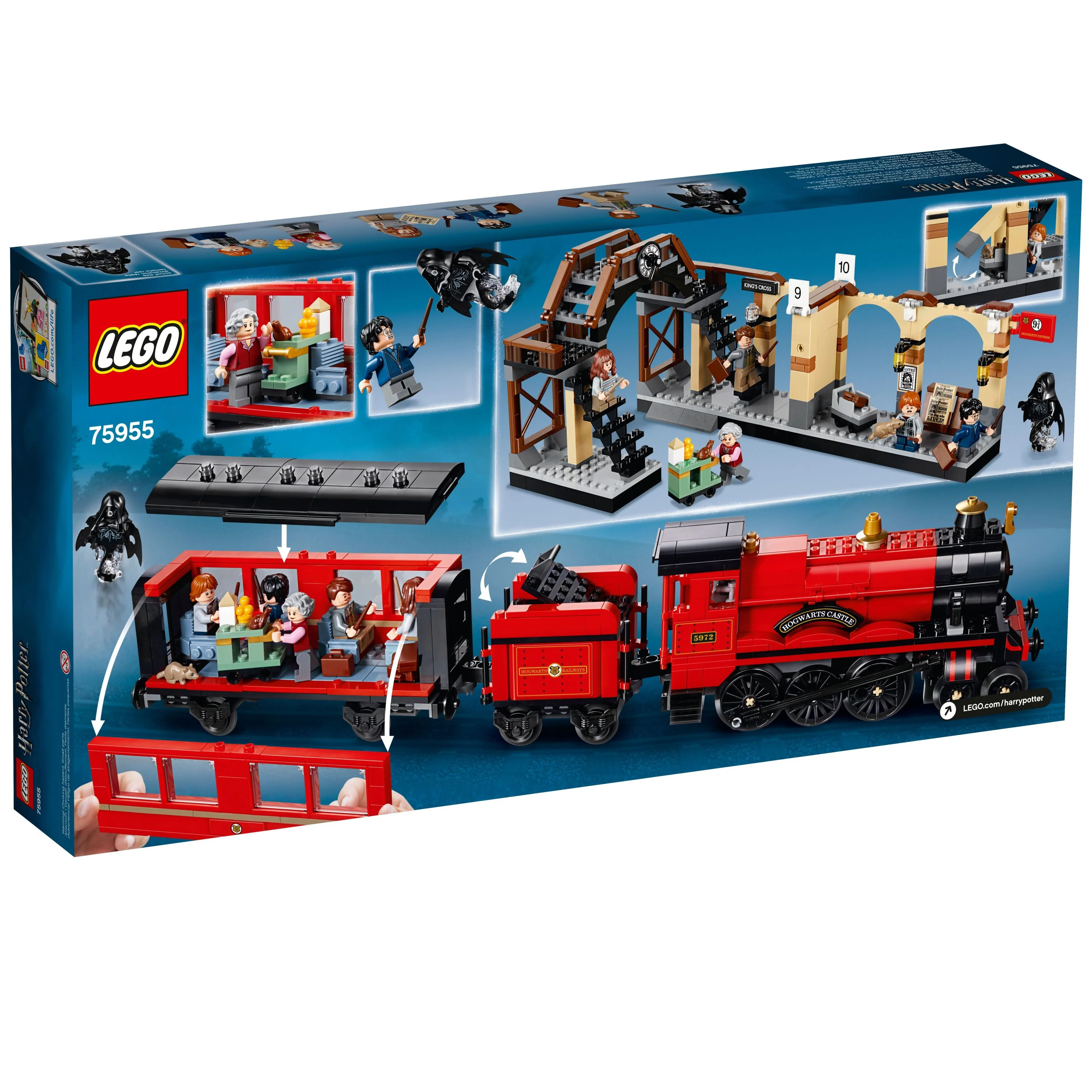 LEGO Harry Potter Hogwarts Express 75955 Toy Model Train Building Set