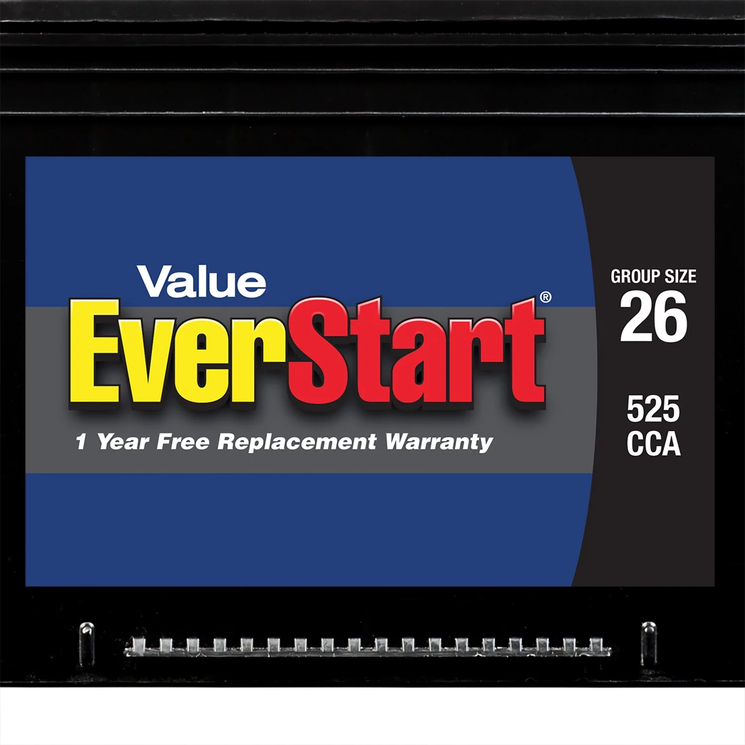 EverStart Value Lead Acid Automotive Battery, Group Size 26 (12V/525 CCA)