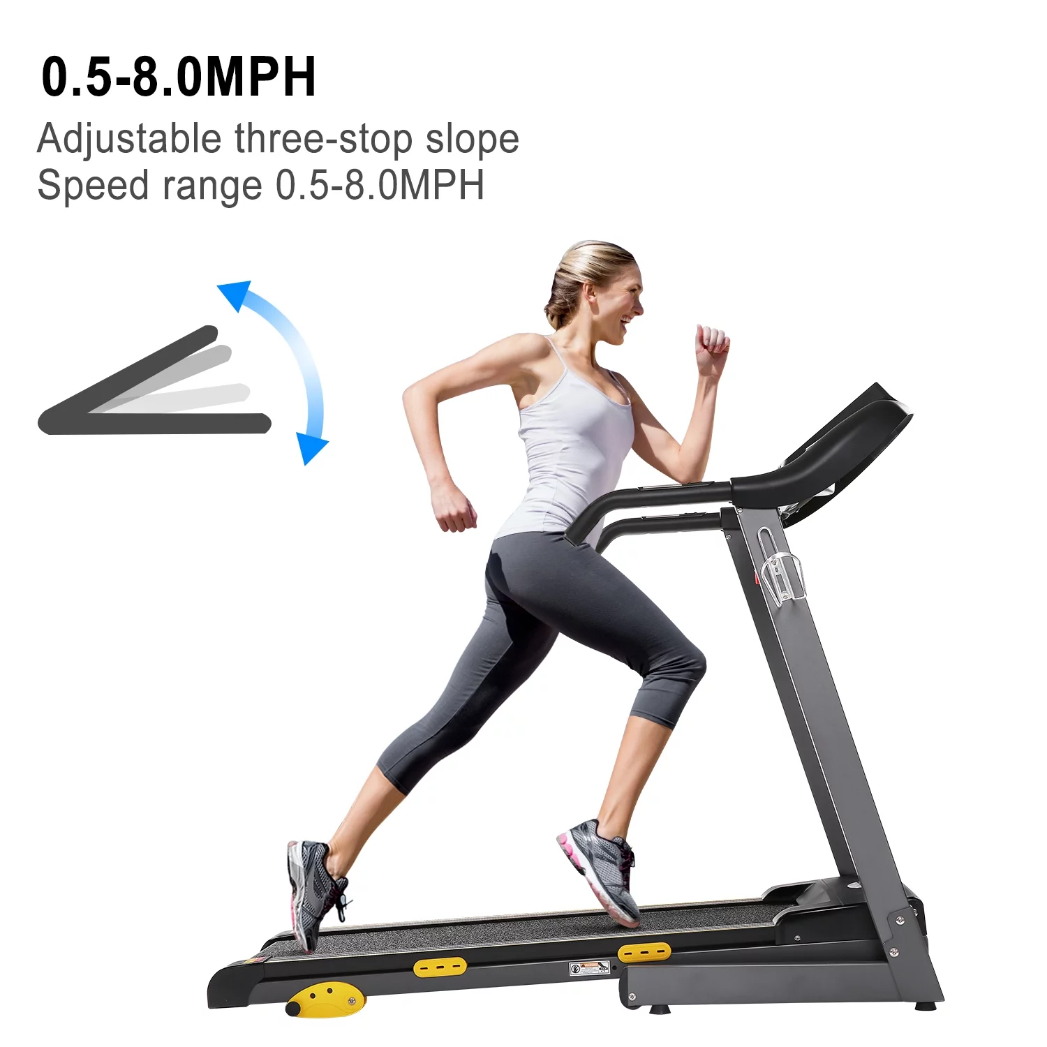 Naipo Treadmill for Home Folding Treadmill Electric Treadmill with 3 level Incline Adjustment