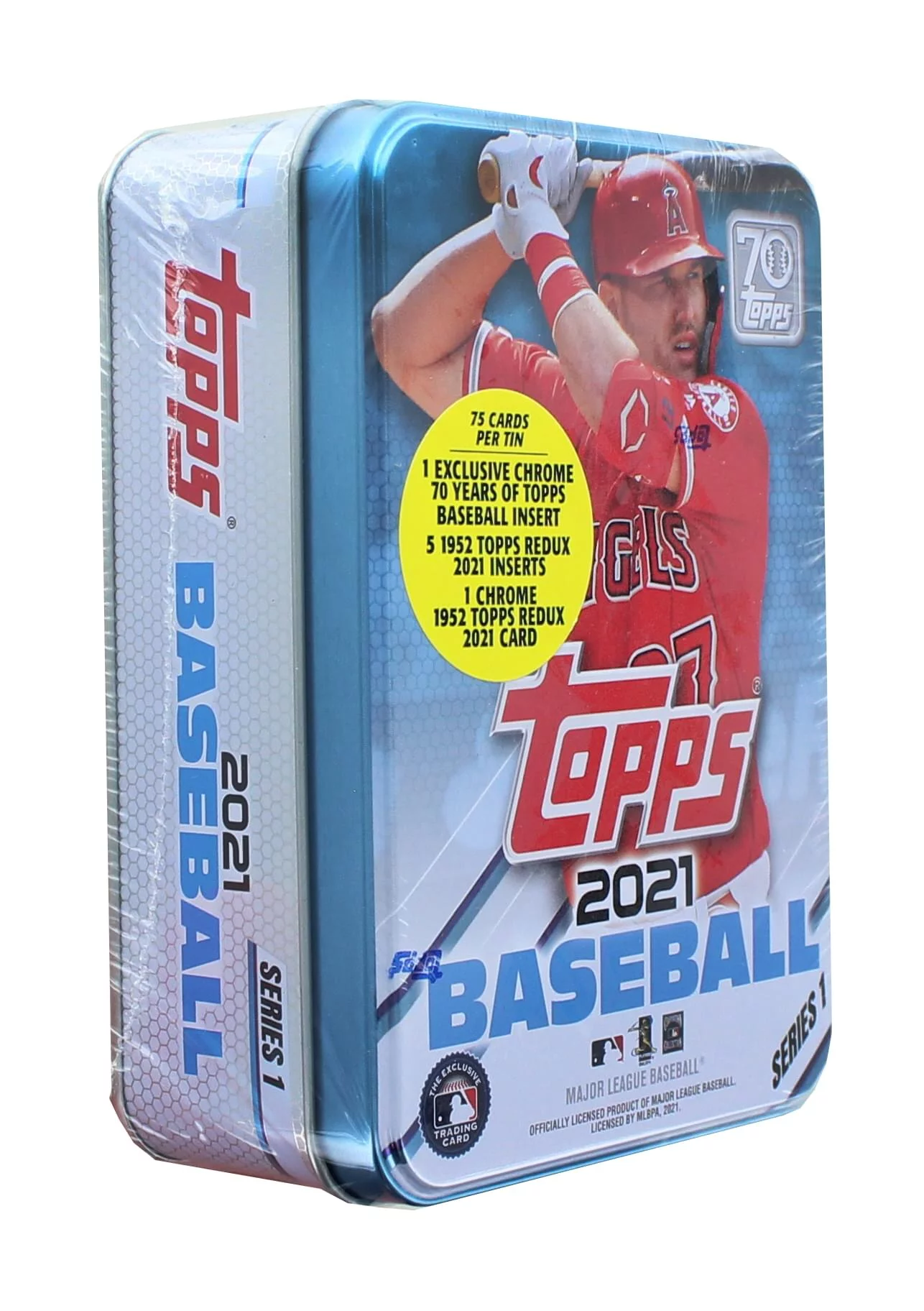 Topps TPS-FGC004127BX-C MLB 2021 Topps Series 1 Baseball Tin | 75 Cards