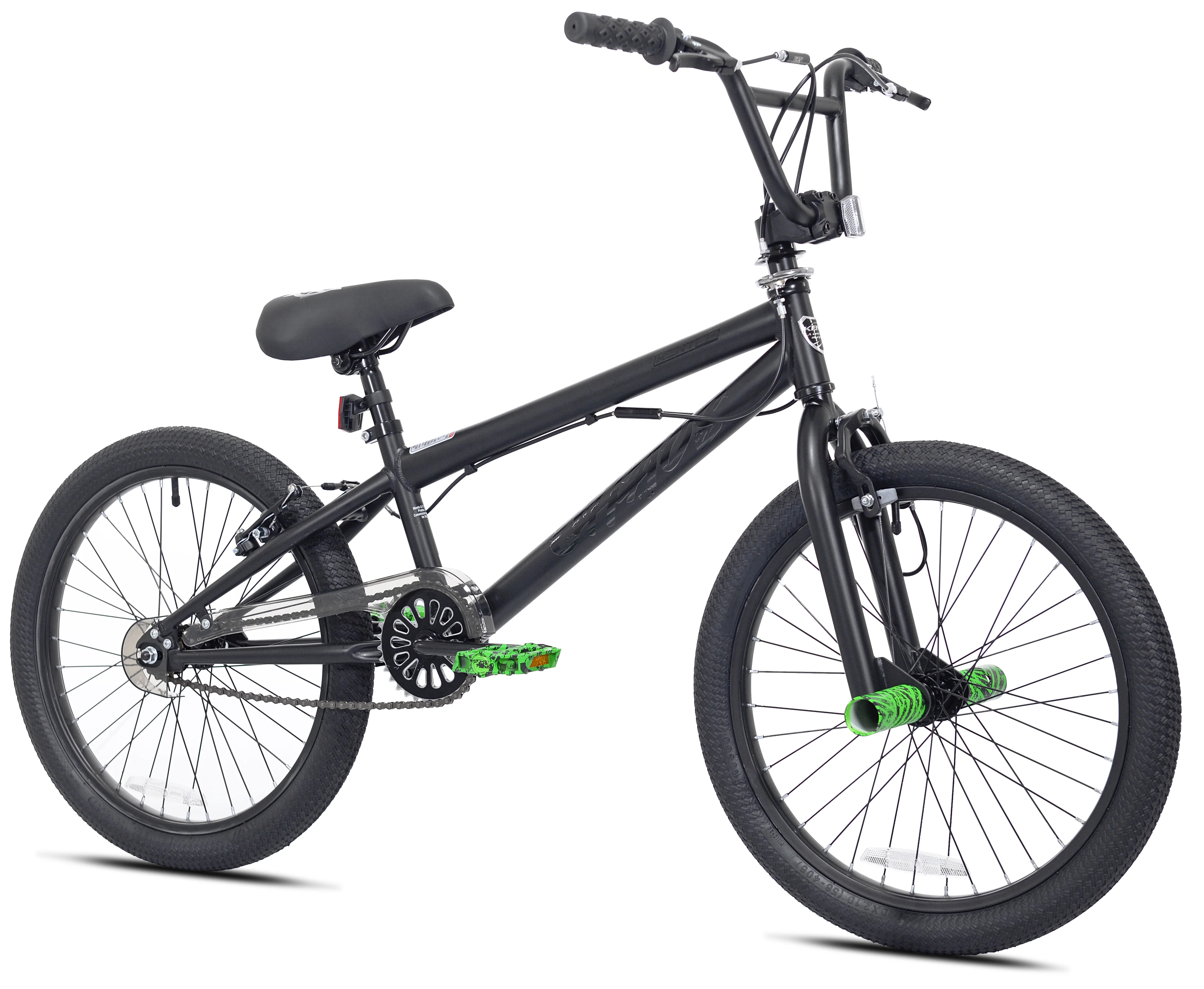 Kent 20 in. Chaos Boy’s BMX Child Bicycle, Hydro Dip Matte Black