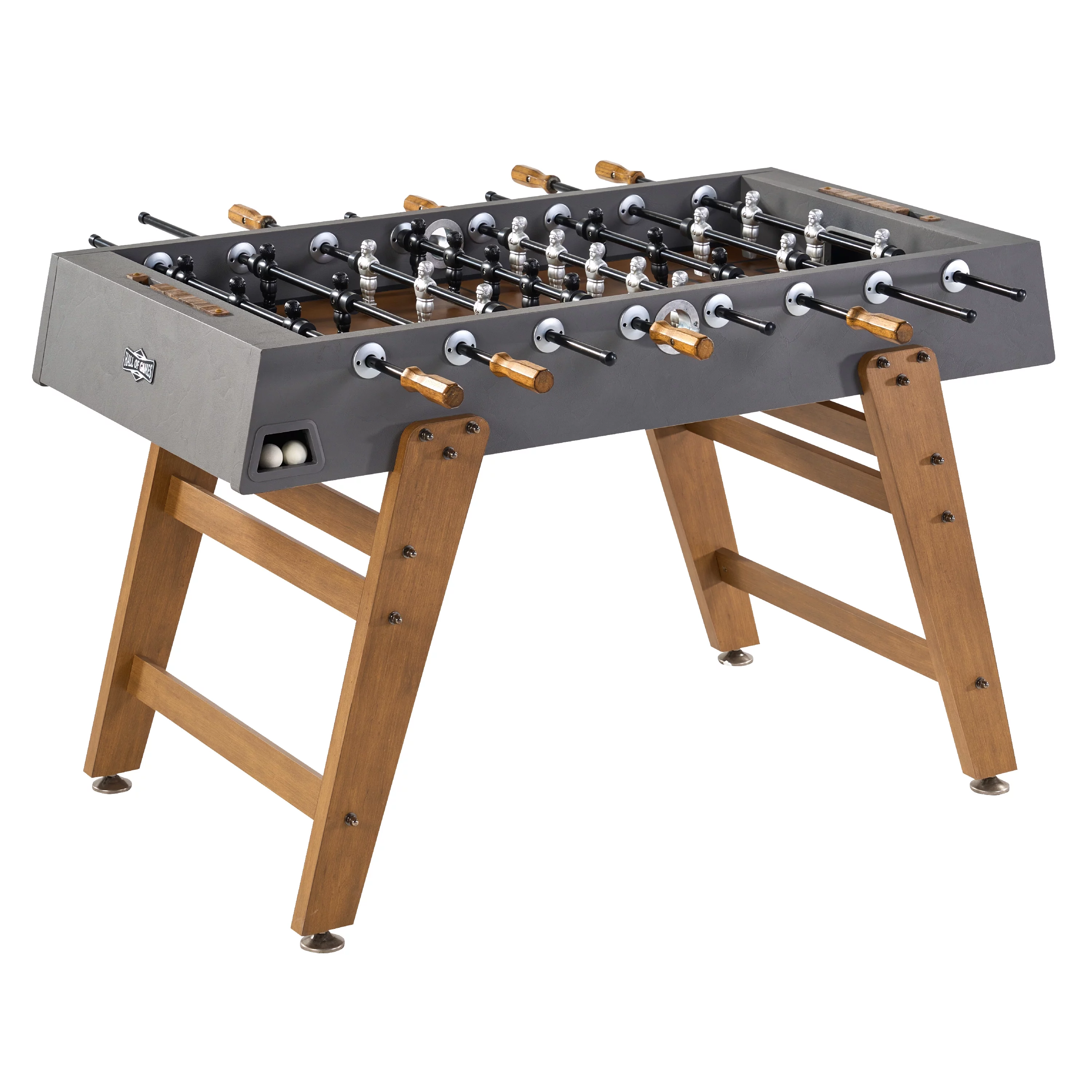 Hall of Games 56?? Kinwood Foosball Gaming Table Competition Size with Accessories