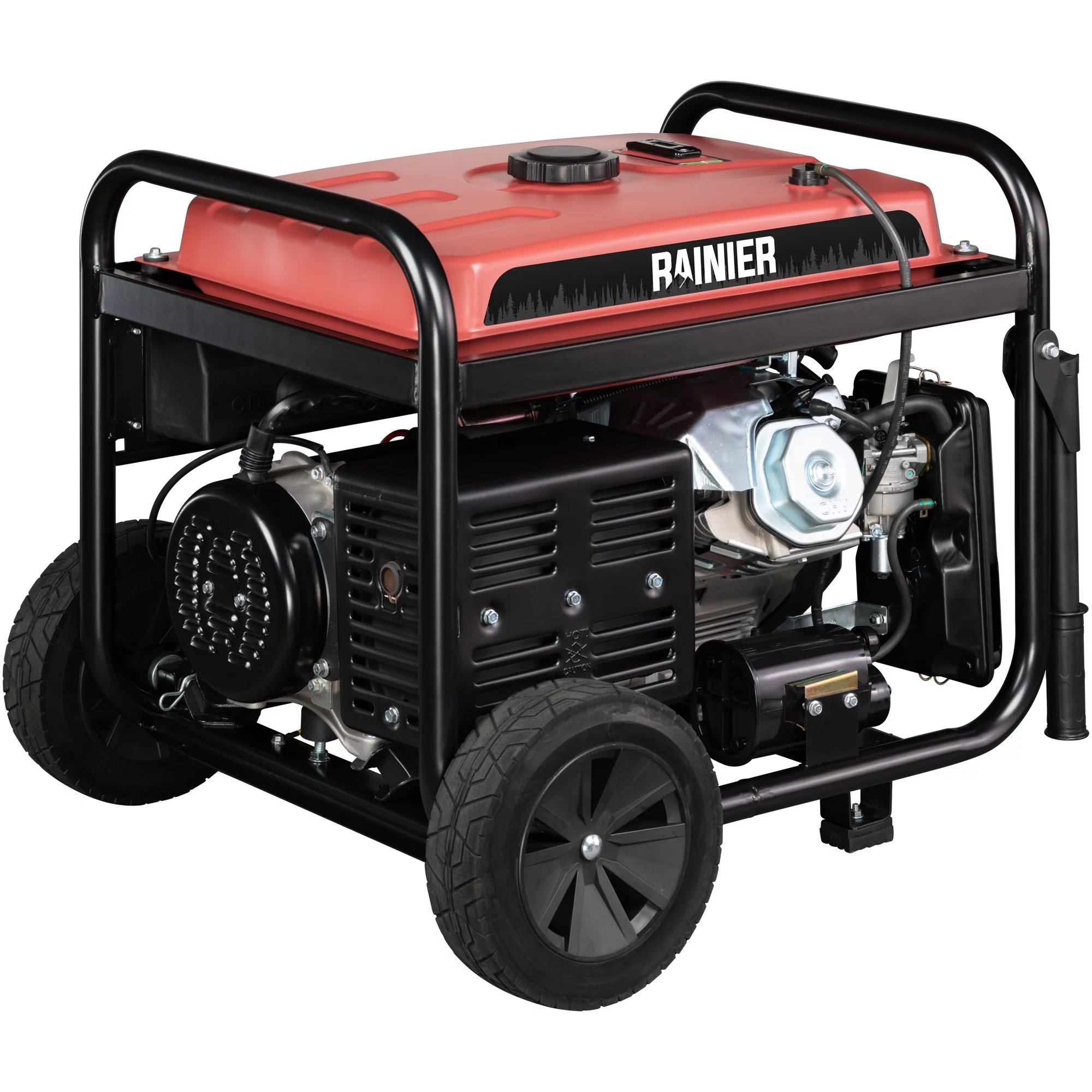 Rainier 12000 Peak Watt Dual Fuel, Gas and Propane, Portable Generator with Electric Start, Transfer Switch Ready