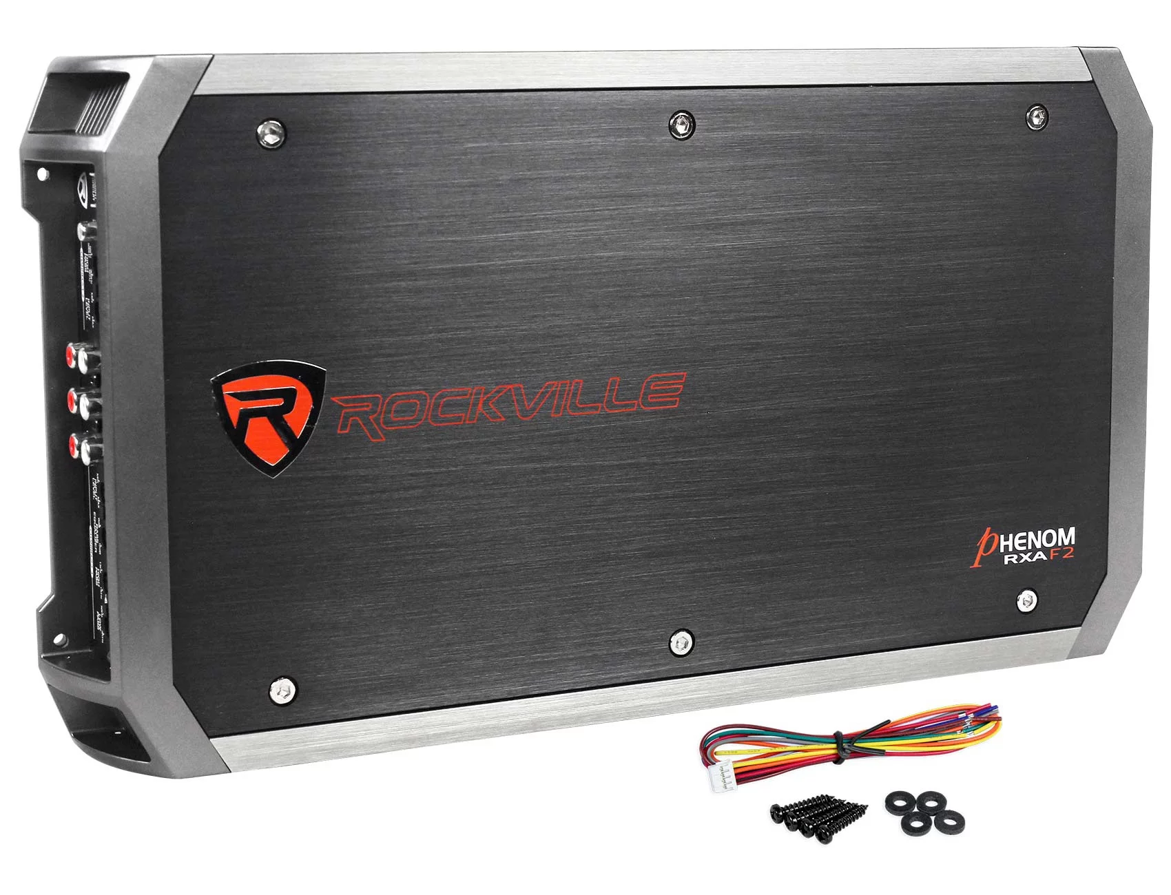 Rockville RXA-F2 2400 Watt Peak / 600w RMS 4 Channel Amplifier Car Audio Amp