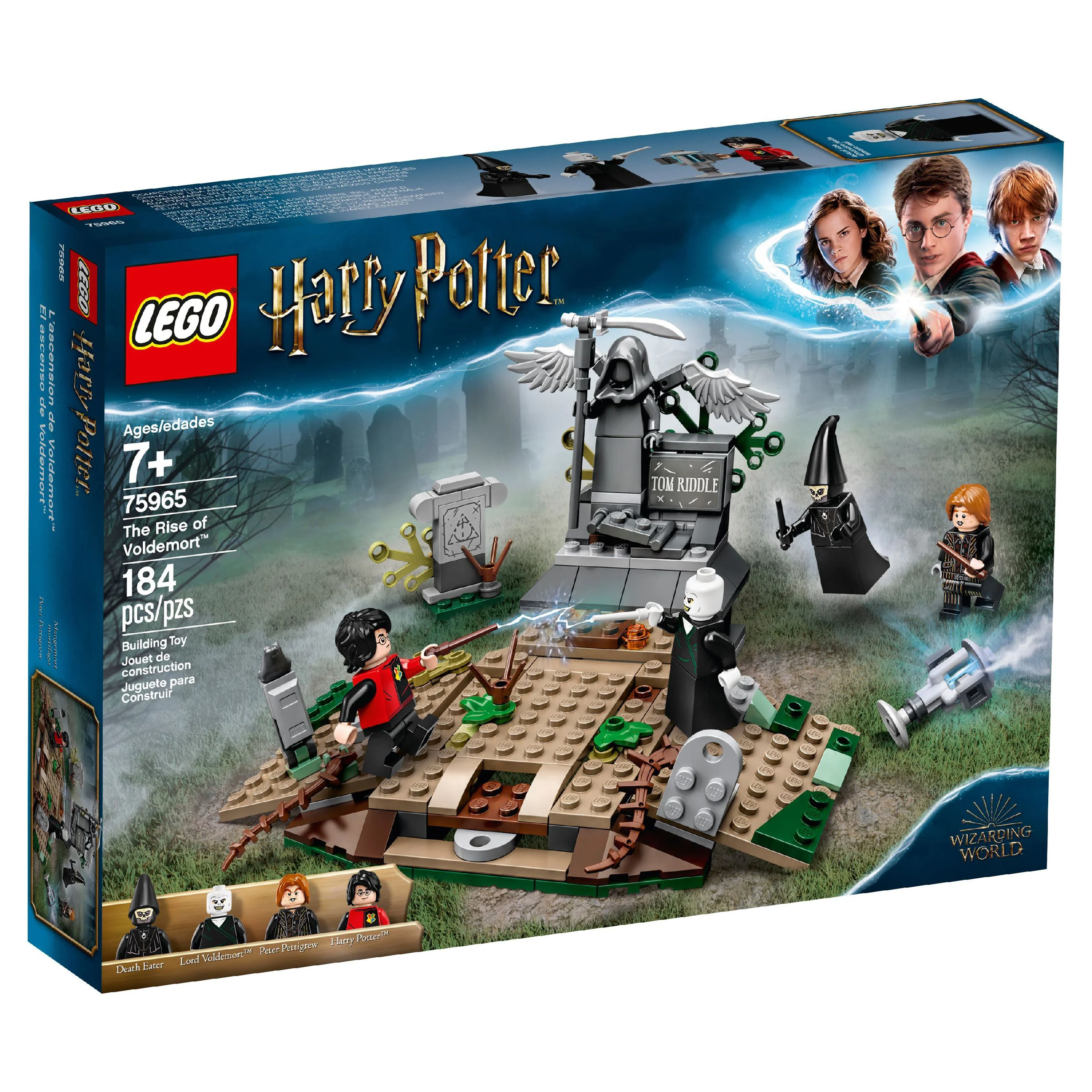 LEGO Harry Potter The Rise of Voldemort 75965 Wizard Battle Action Set (184 Pieces)