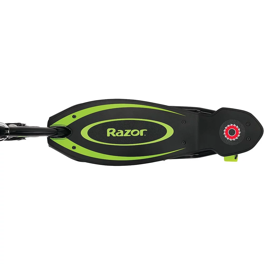 Razor 13111416 E90 Power Core Electric Scooter, Green Bundle with 1 Year Extended Protection Plan and Deco Essentials Drawstring Bag