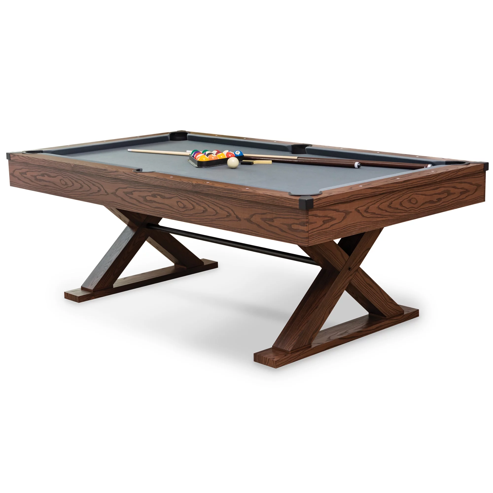 EastPoint Sports Dunhill 87″ Billiard Pool Table in Gray, 50″ Wide