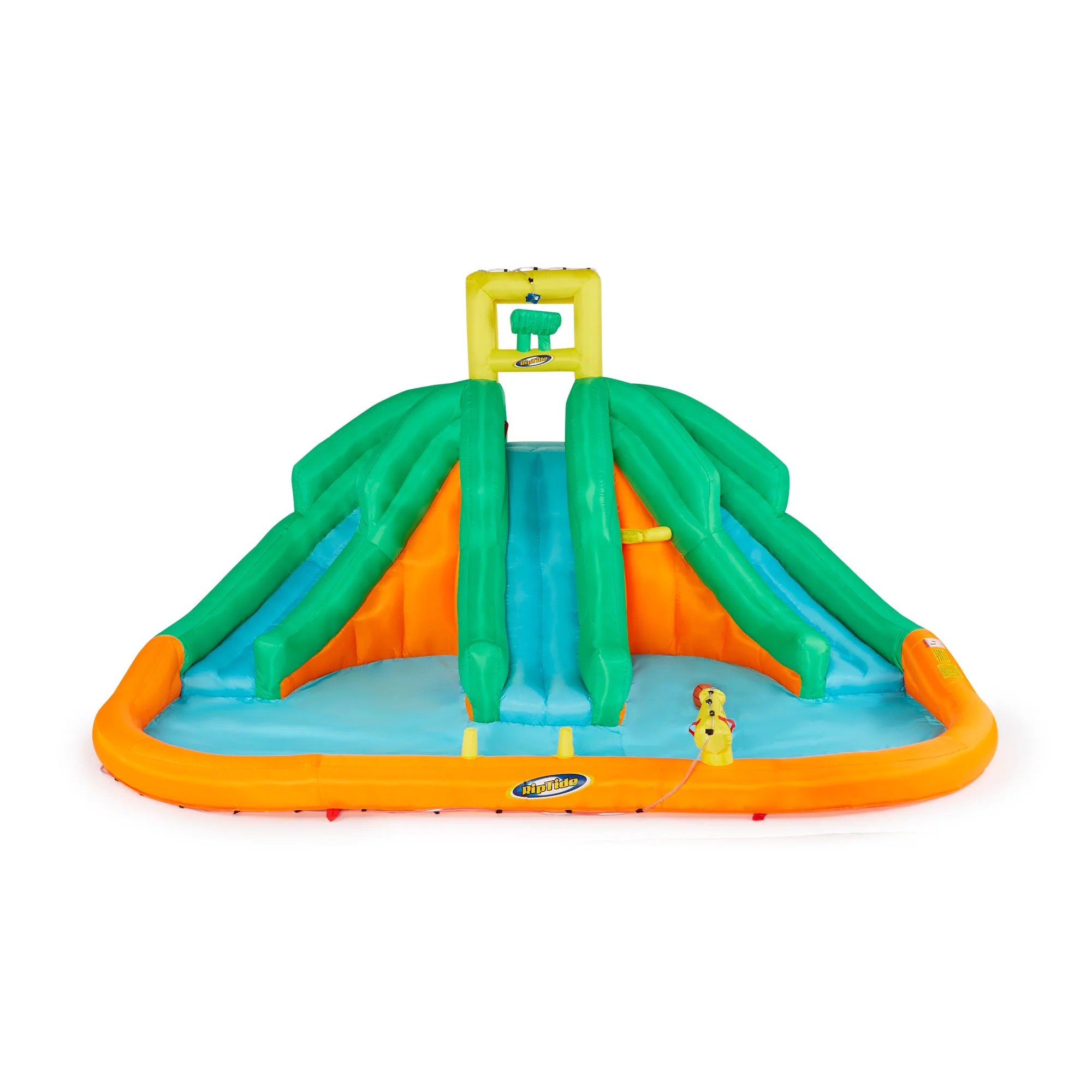 Kahuna 90732 Triple Monster Inflatable Backyard Outdoor Kid Water Slide Park