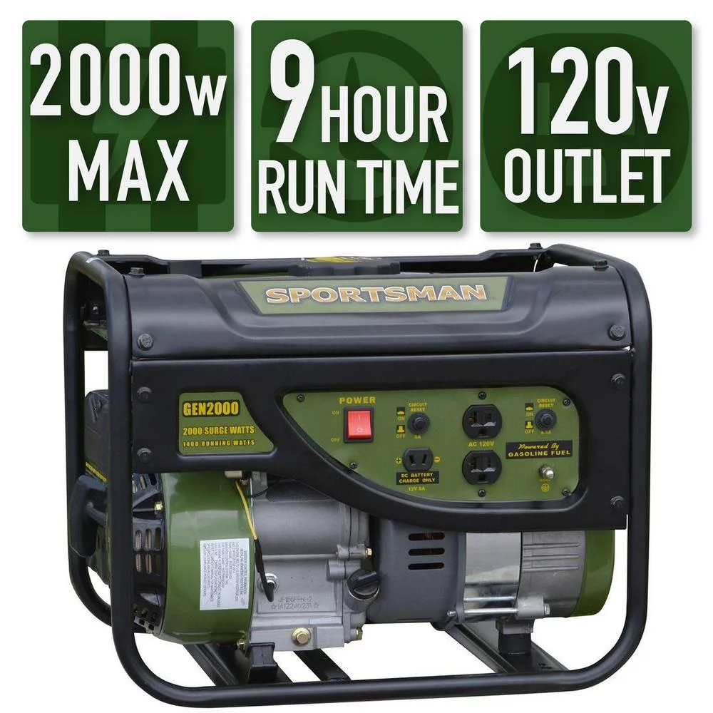 Sportsman Gasoline 2000W Portable Generator