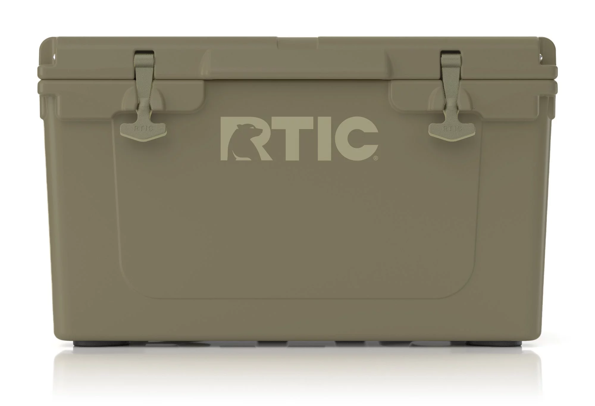 RTIC 45 qt Ultra-Tough Cooler, Insulated Portable Ice Chest for Beach, Drink, Beverage, Camping, Picnic, Fishing, Boat, Barbecue, Olive