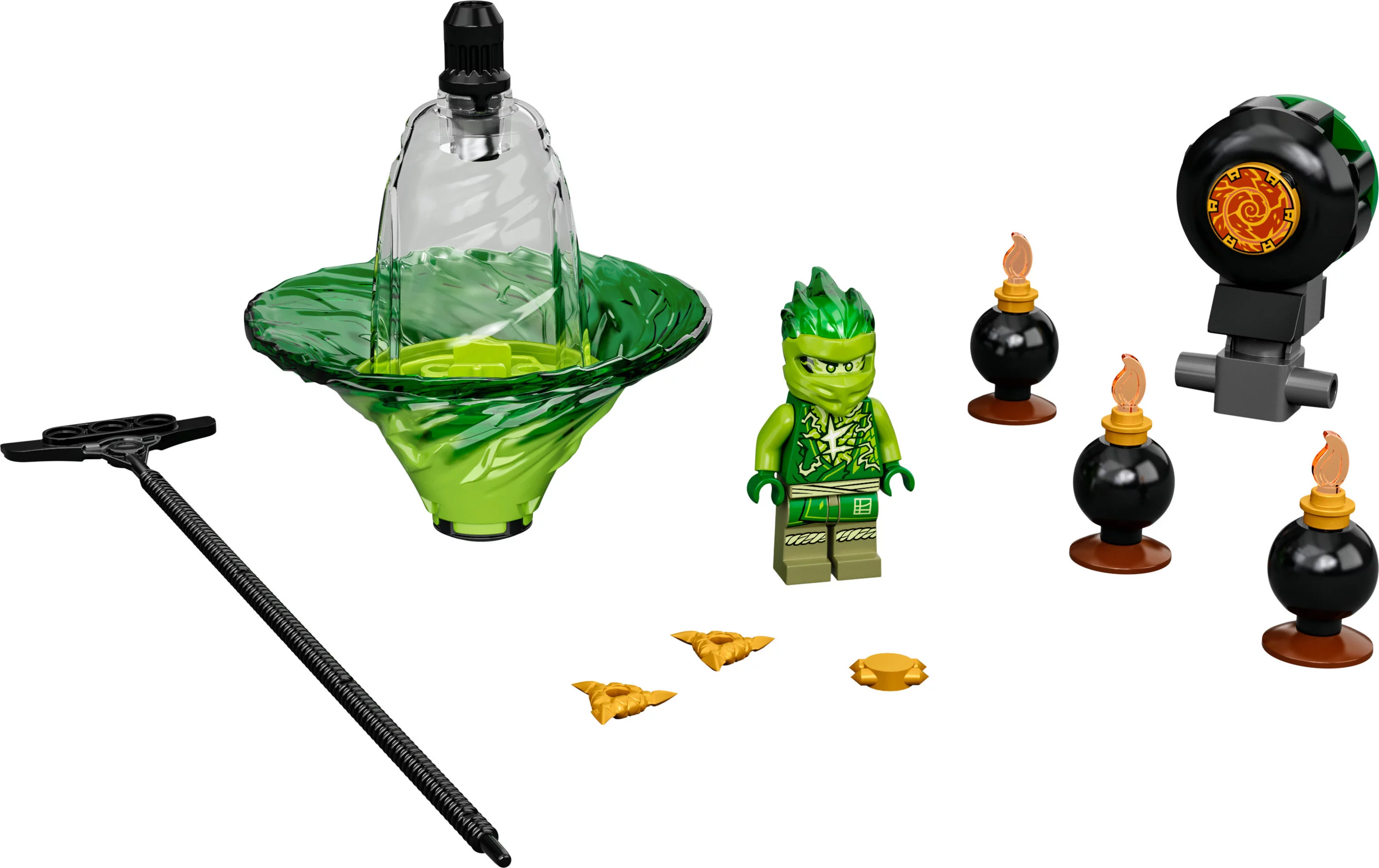 LEGO NINJAGO Lloyd’s Spinjitzu Ninja Training 70689 Spinning Toy Building Kit with NINJAGO Lloyd; Toy for Kids Aged 6+ (32 Pieces)