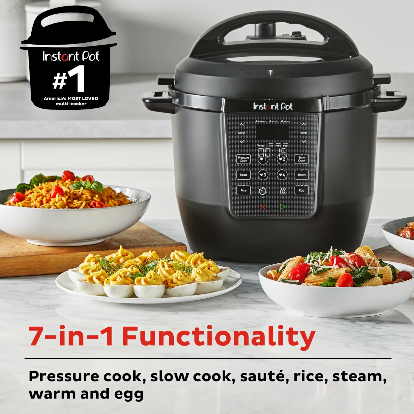 Instant Pot RIO Chef Series 6 Qt Pressure Cooker and Multi-Cooker