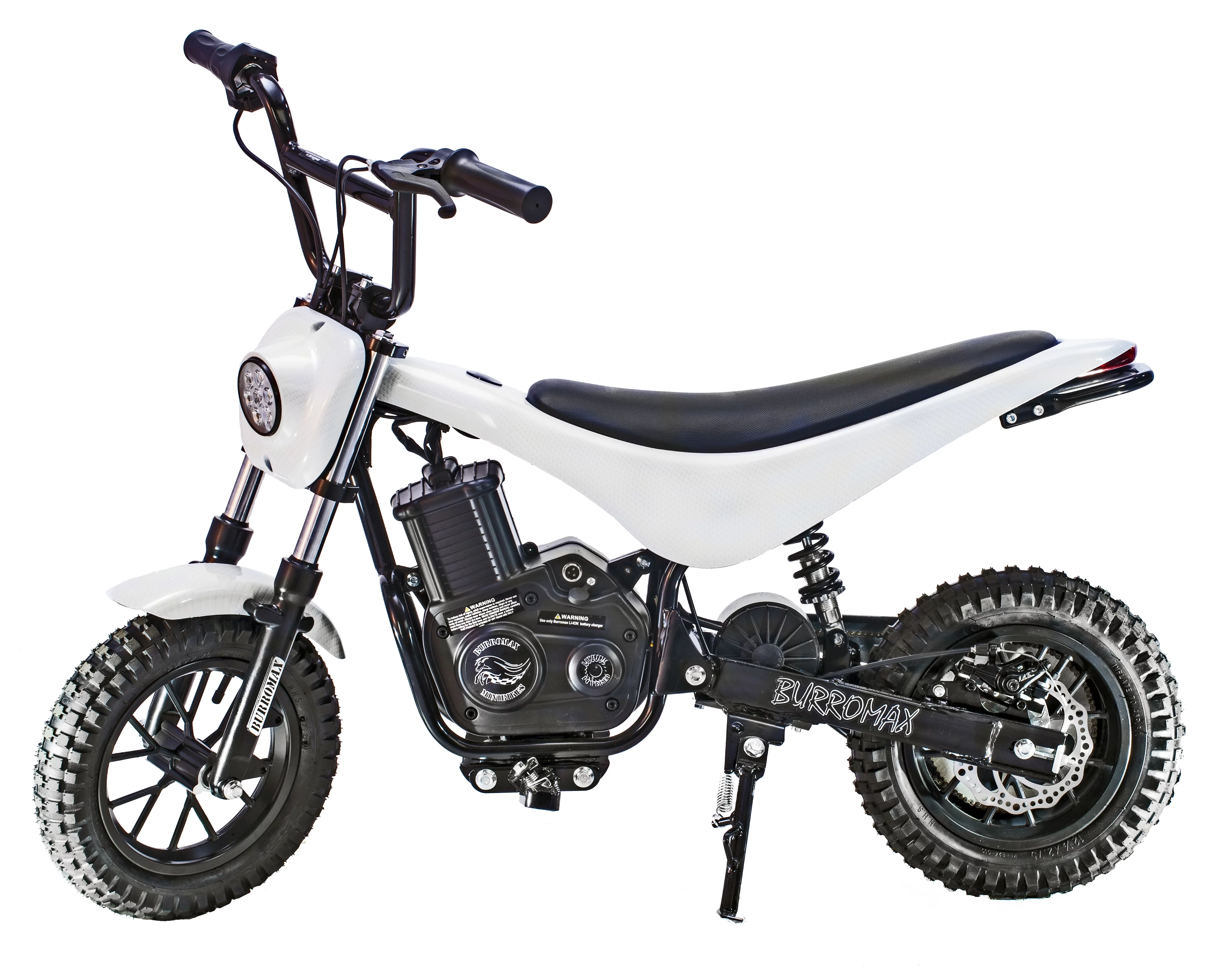 Burromax TT350R, 350w 24v Lithium Ion, 2 Speeds, 17 mph, up to 180lb Rider, Electric Mini Bike (Green)