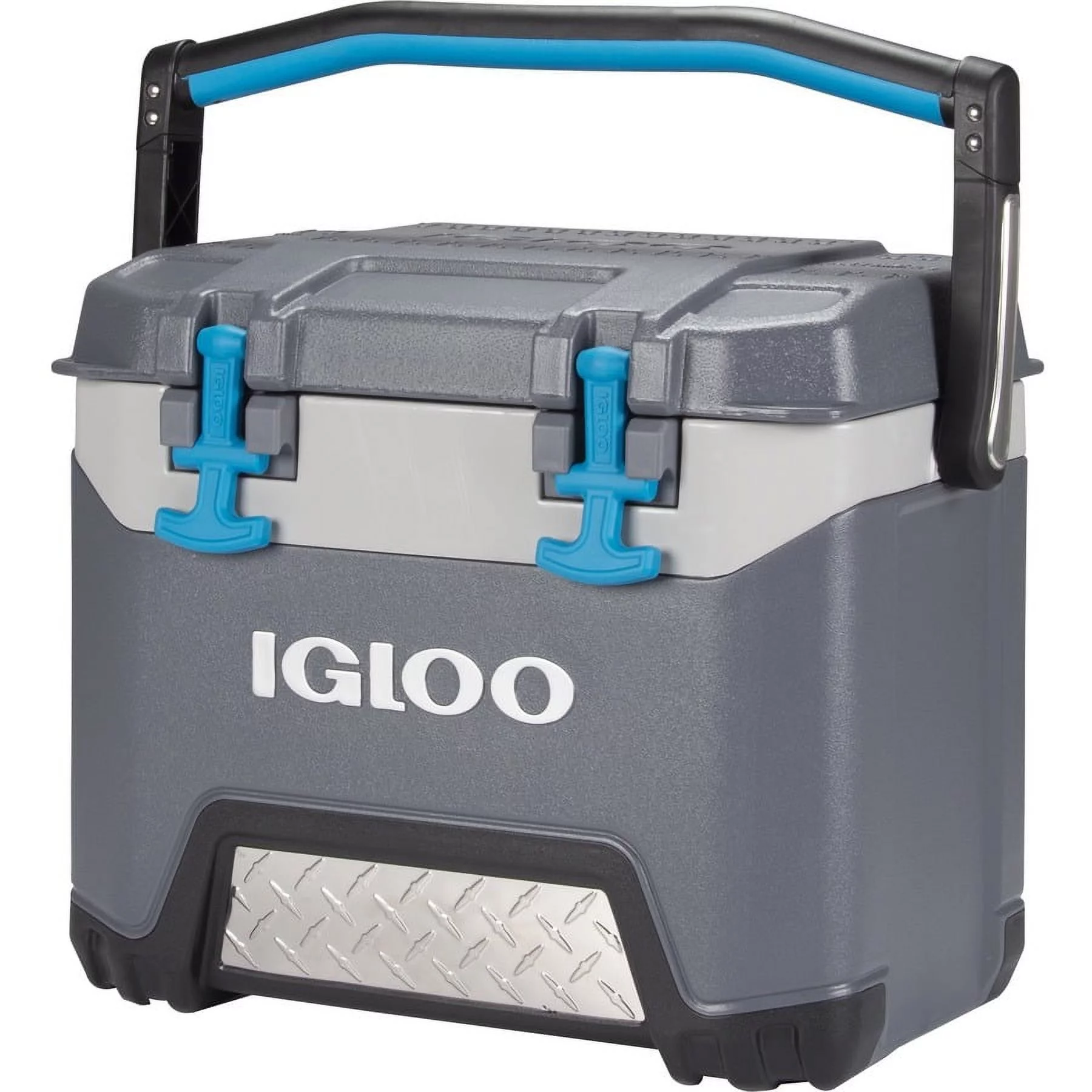 Igloo BMX Spacious 25 Quart Durable Cooler w/ Insulated Lid & Handles, Gray