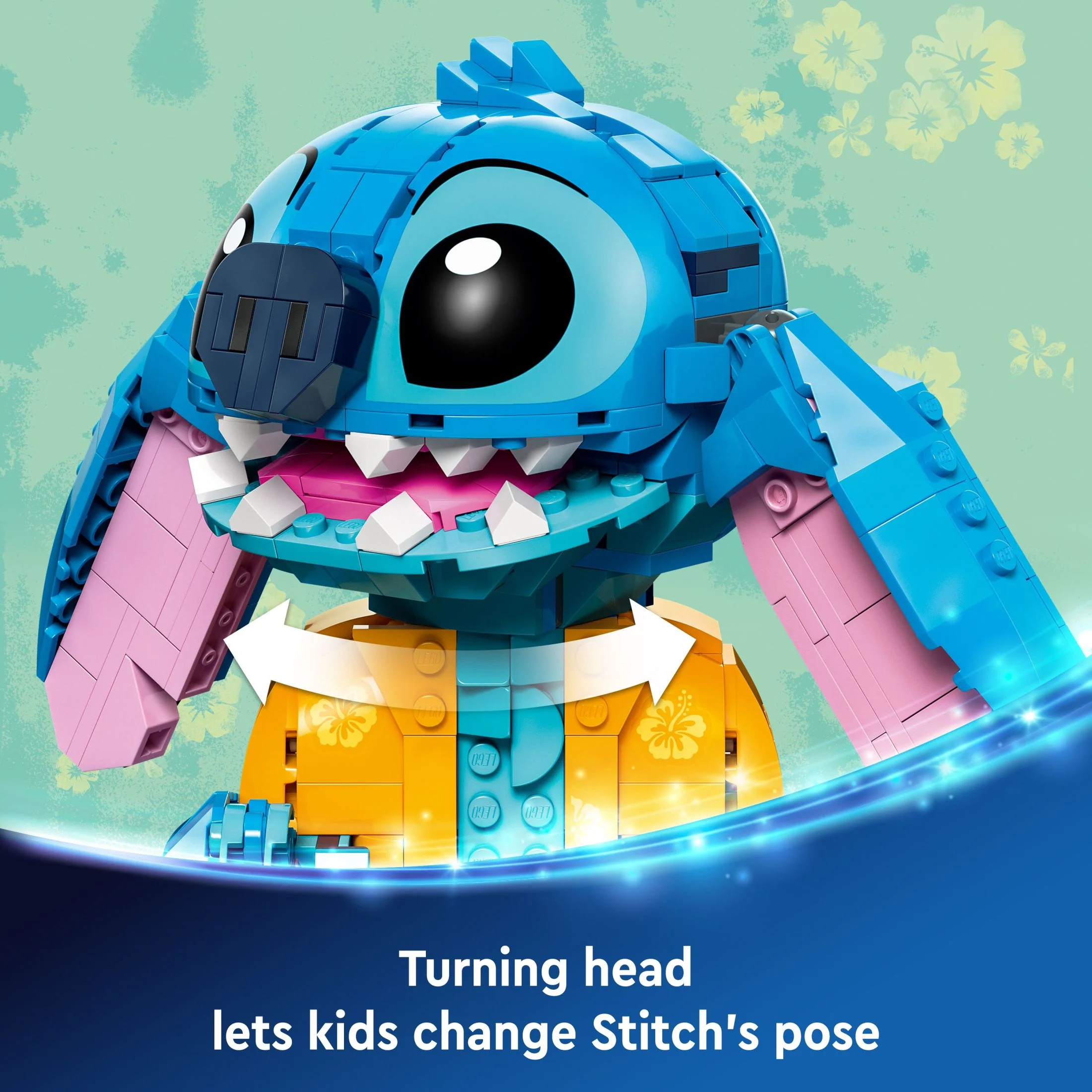 LEGO Disney Stitch Toy Building Kit, Disney Toy for 9 Year Old Kids, Buildable Figure with Ice Cream Cone, Fun Disney Gift for Girls, Boys and Lovers of the Hit Movie Lilo and Stitch, 43249